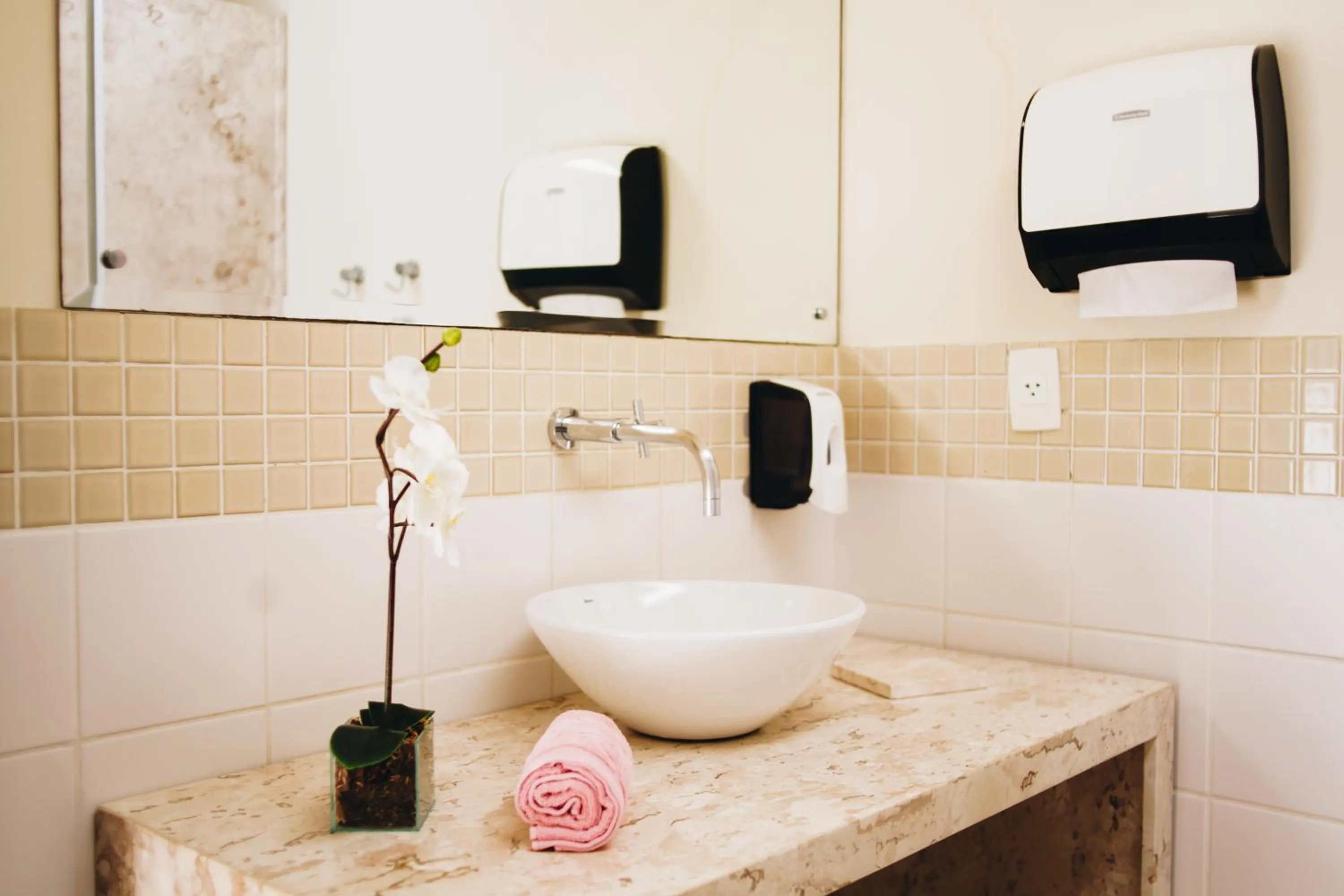 Toilet in Hotel Fita Azul