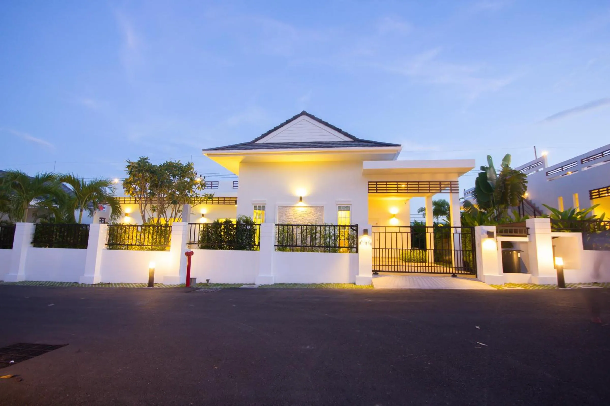 Street view in Luxury House in Hua Hin