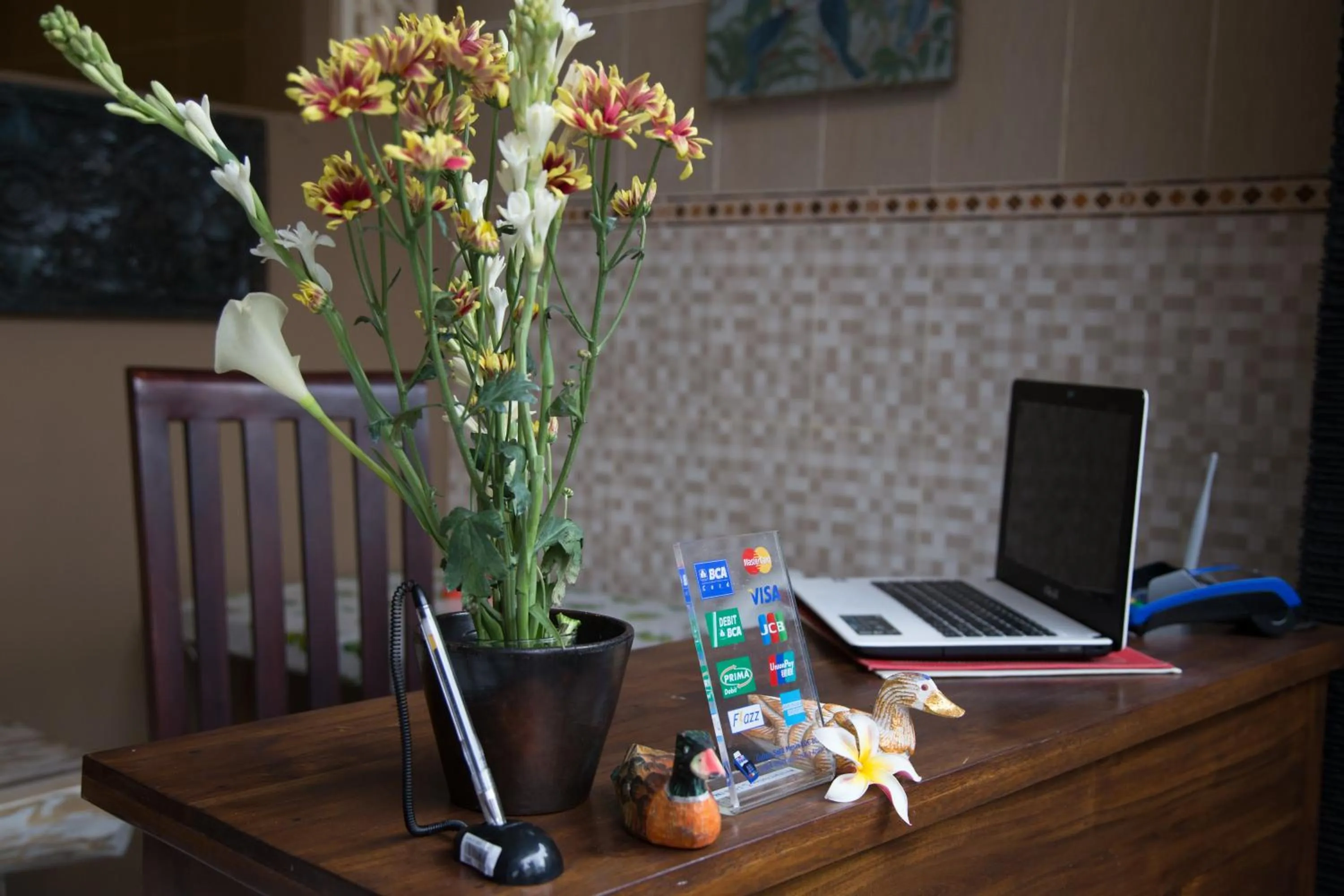 Lobby or reception in Warji House 1 Ubud Centre