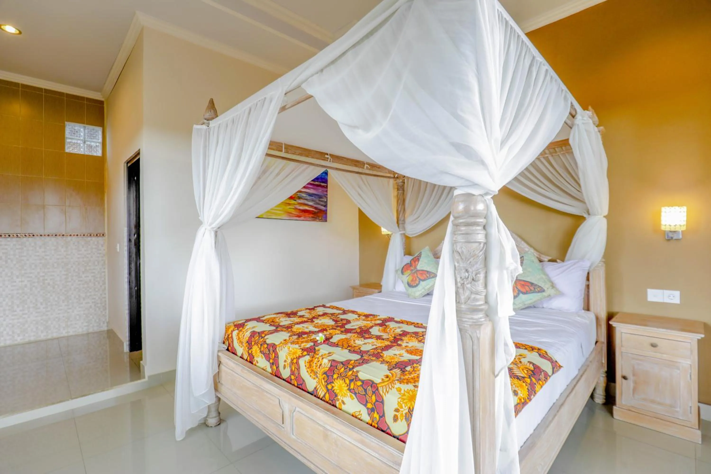 Bed in Warji House 1 Ubud Centre