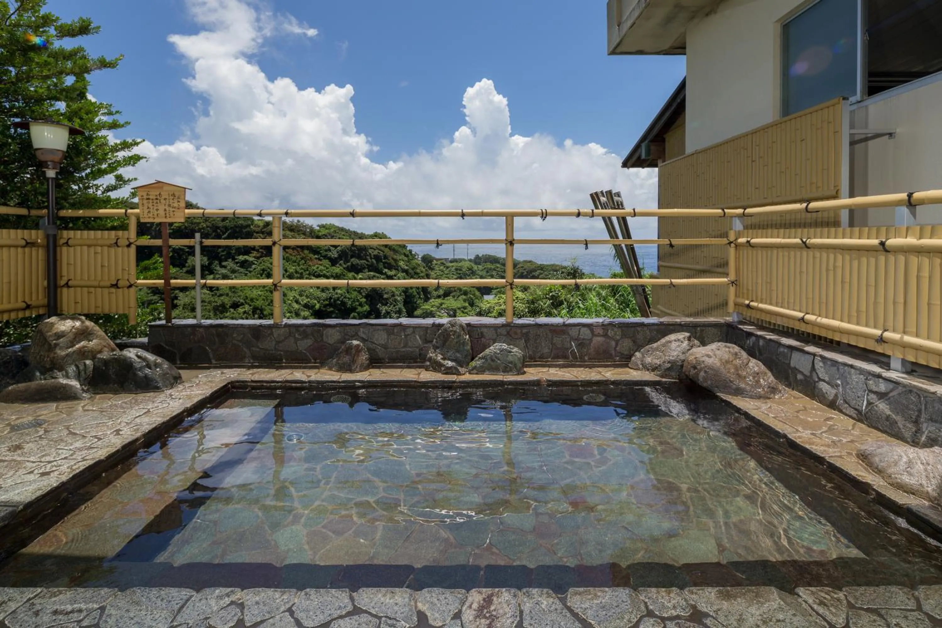 Open Air Bath in Ashizuri Kokusai Hotel