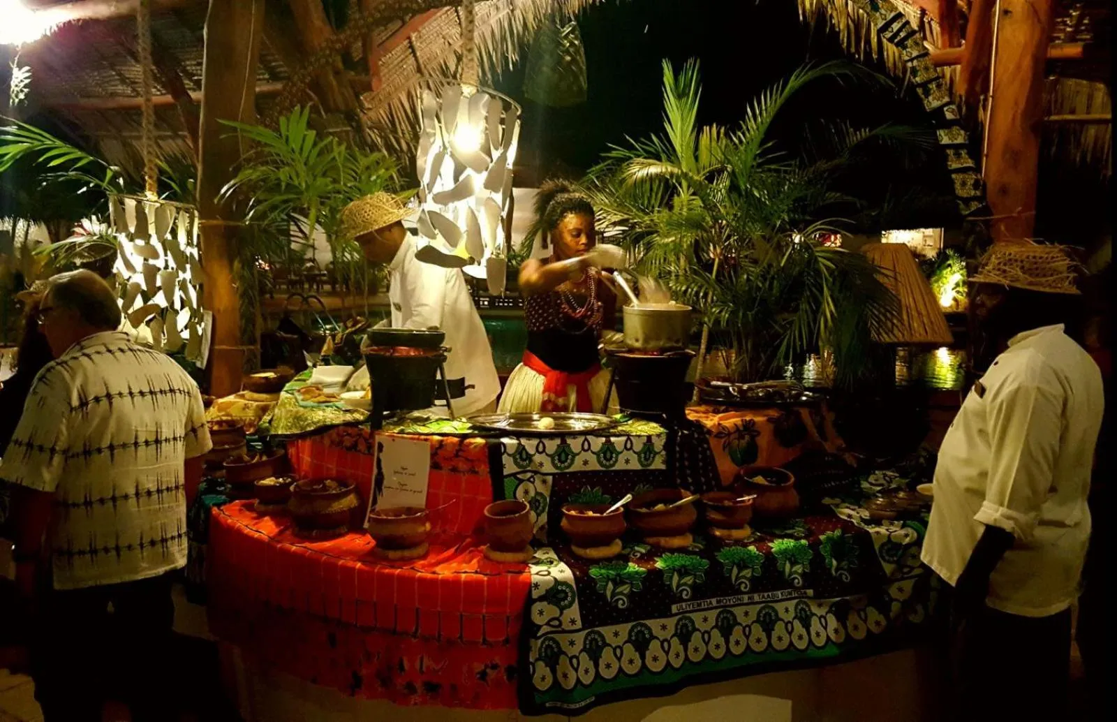 Dinner in Blue Bay Village