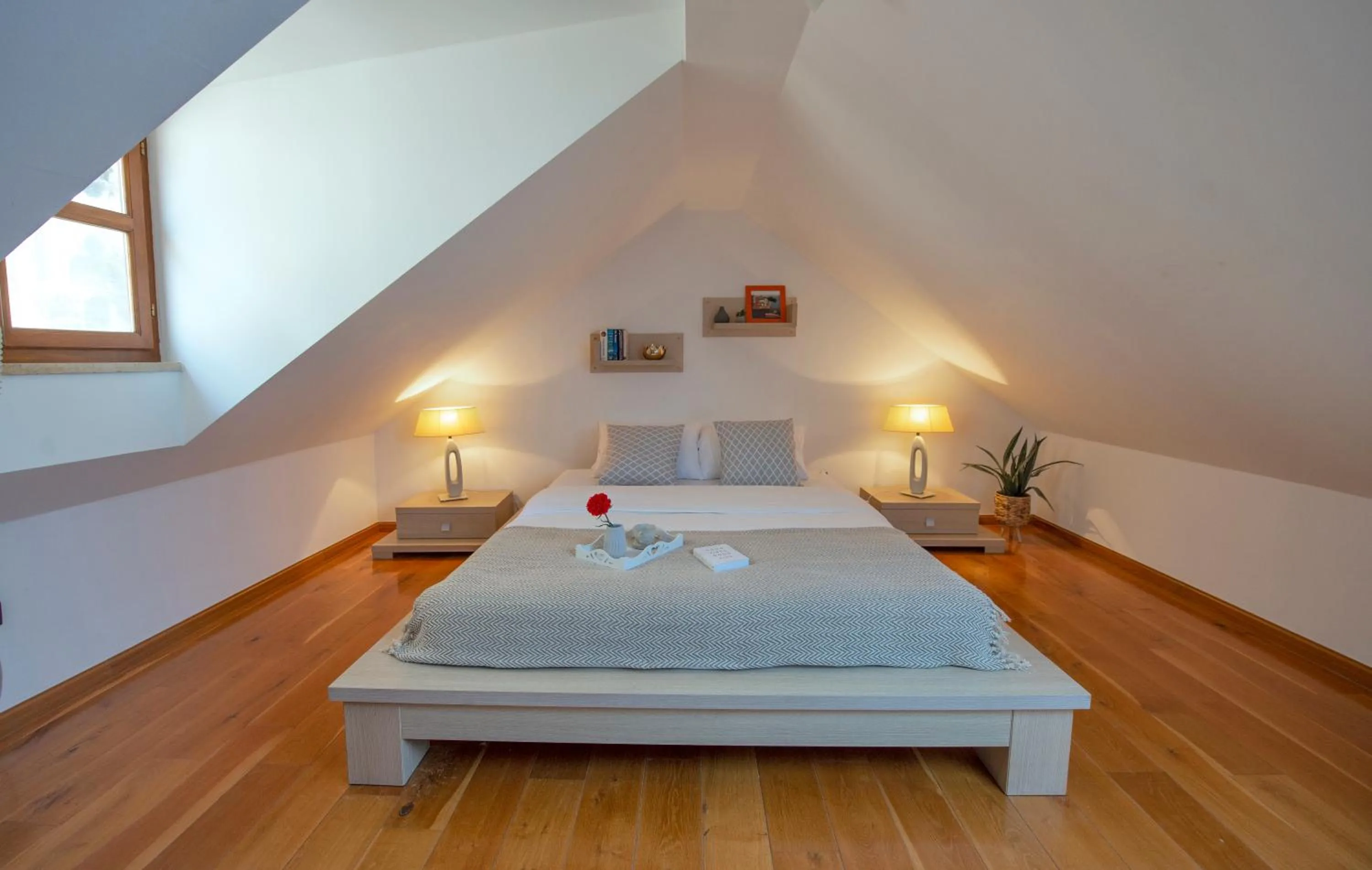 Bedroom, Bed in Loft in Ismaelli Palace Korcula