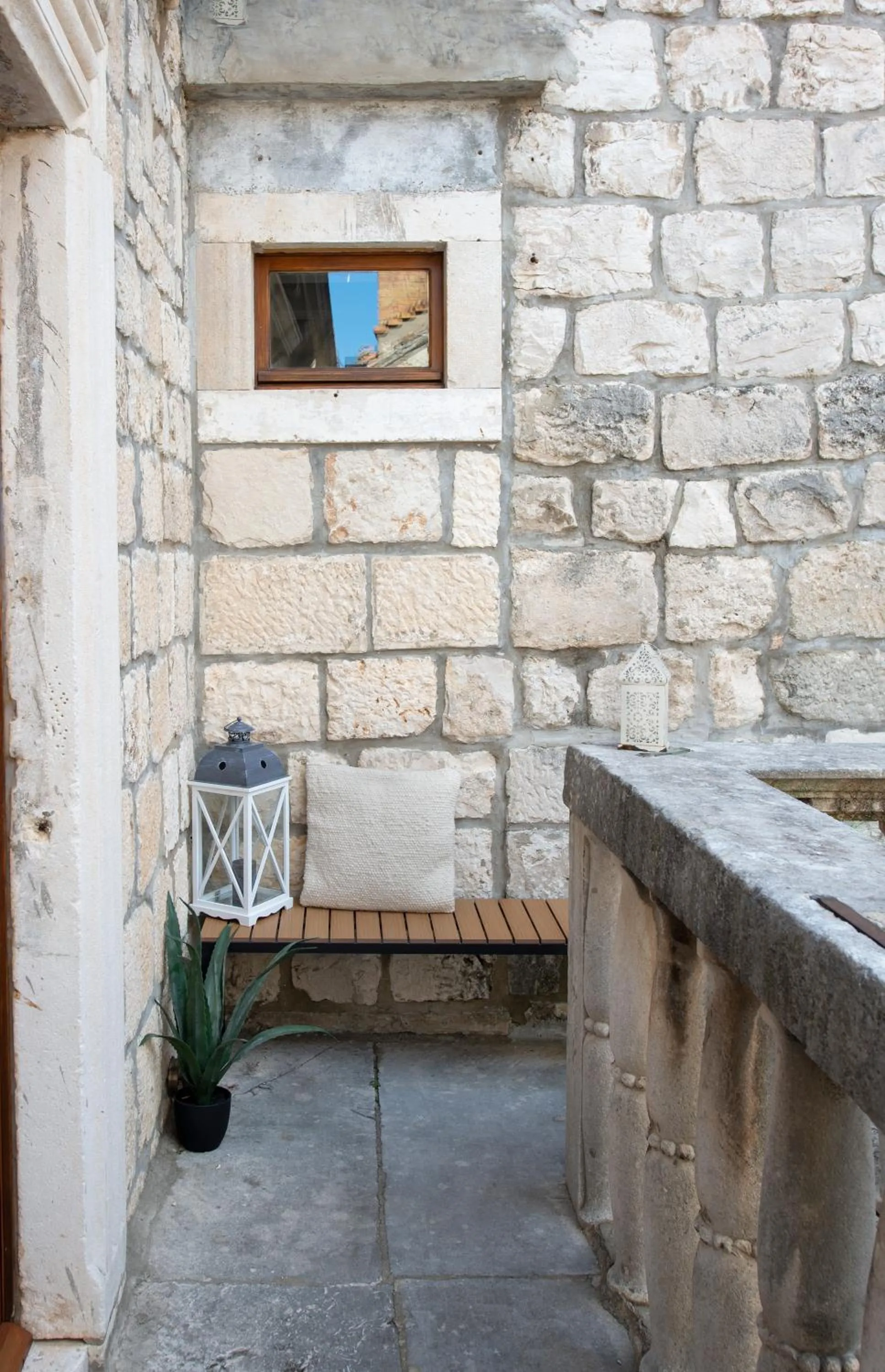 Balcony/Terrace in Loft in Ismaelli Palace Korcula