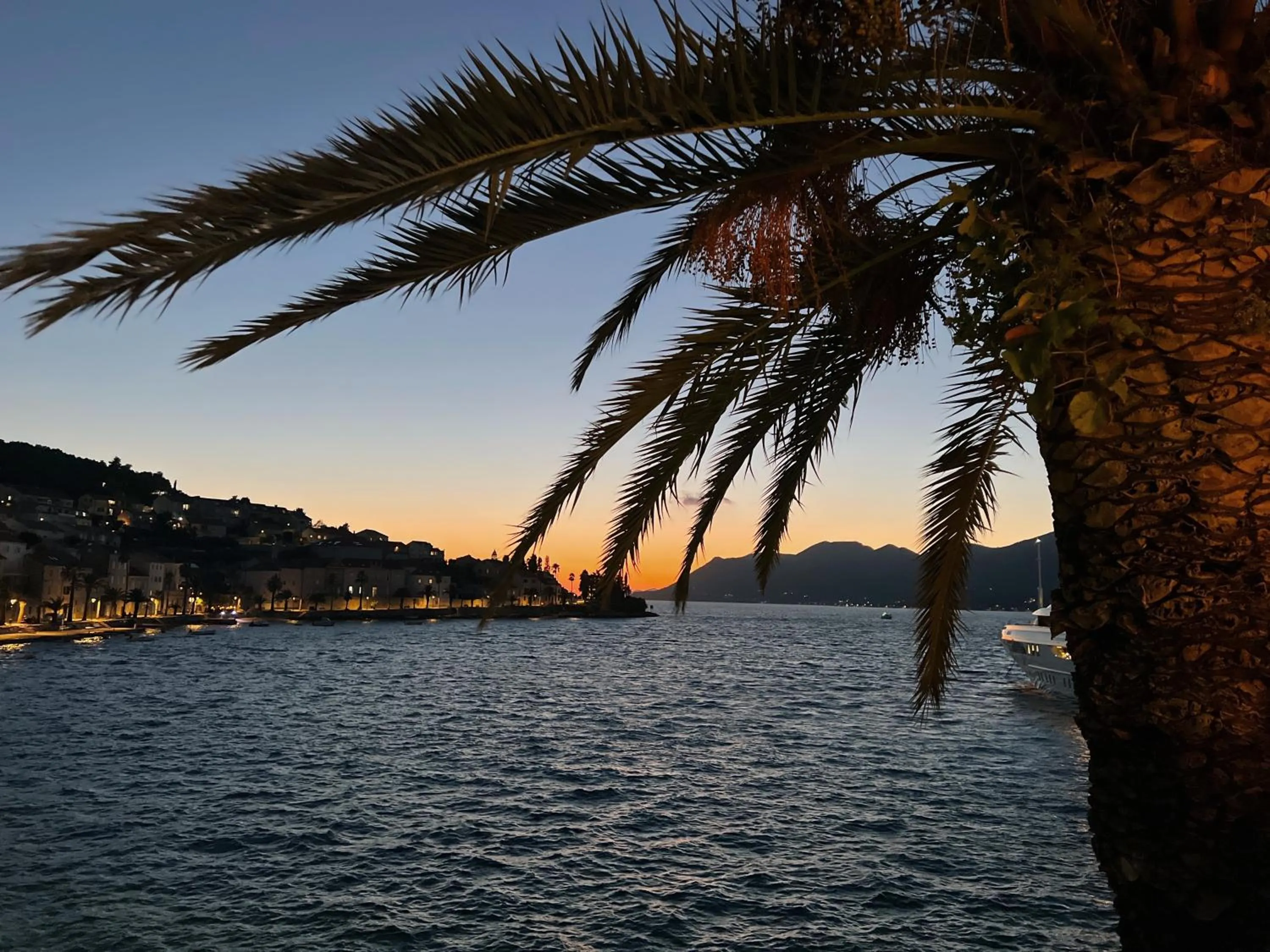 Sunset in Loft in Ismaelli Palace Korcula