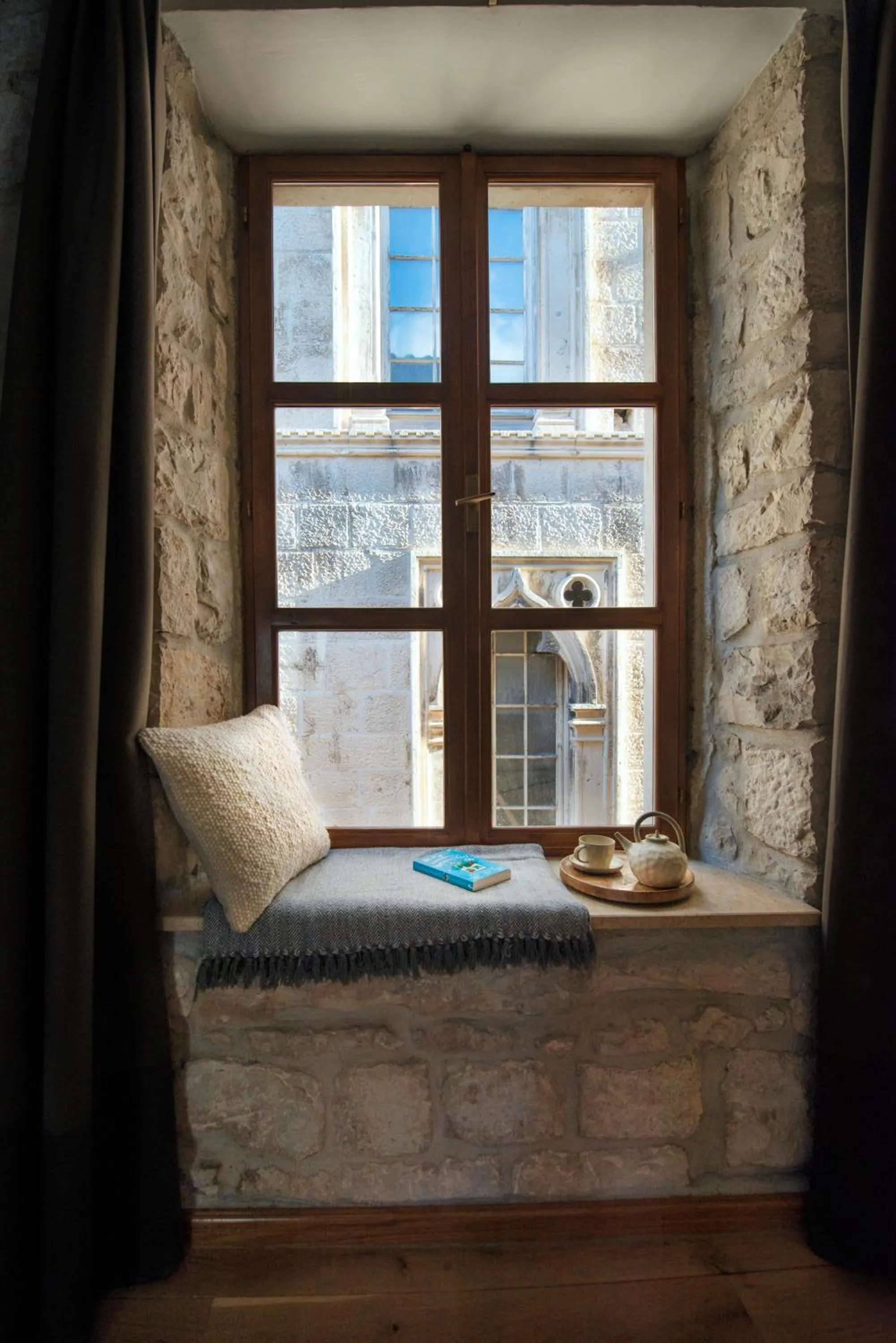 Living room, Bed in Loft in Ismaelli Palace Korcula