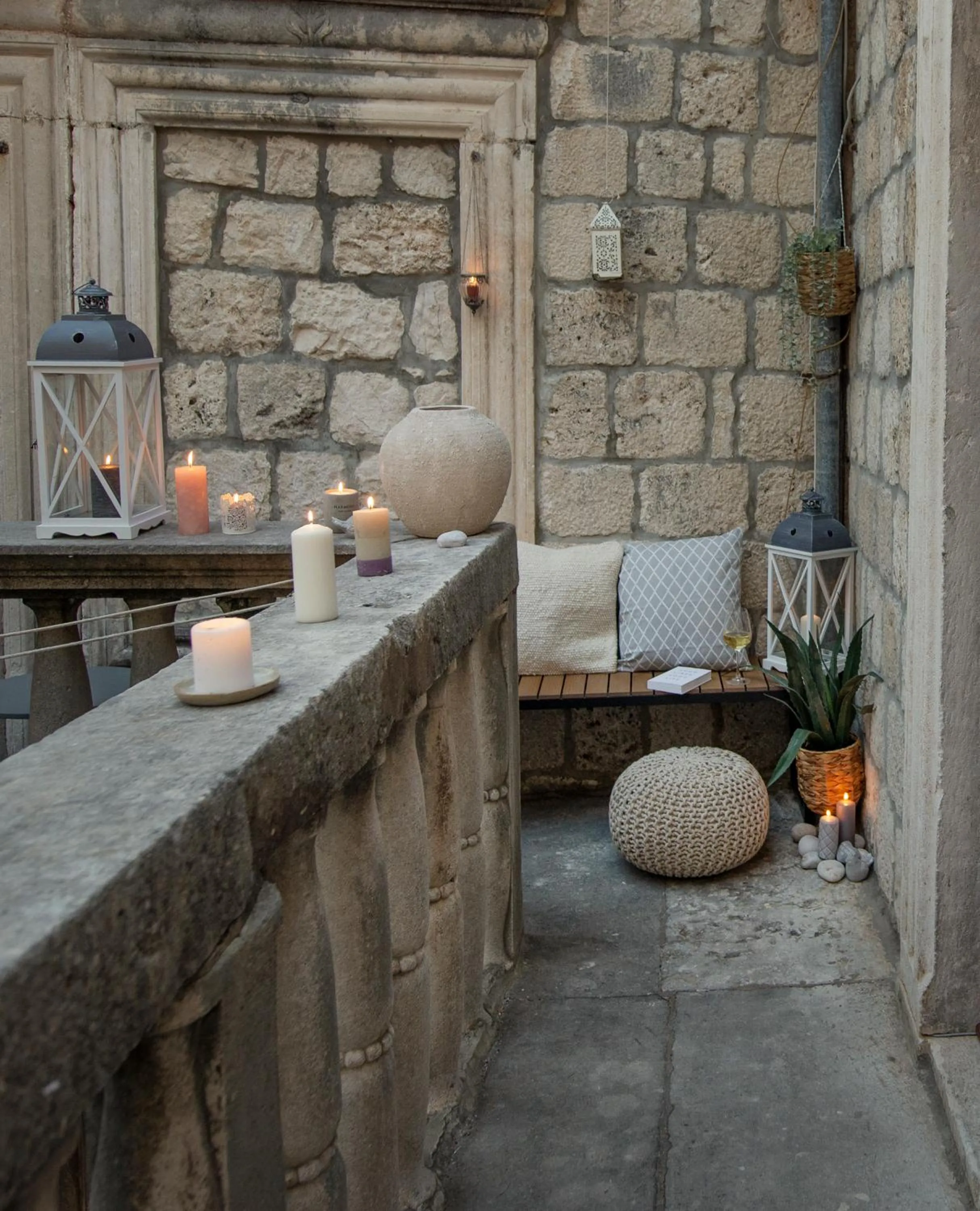 Balcony/Terrace in Loft in Ismaelli Palace Korcula