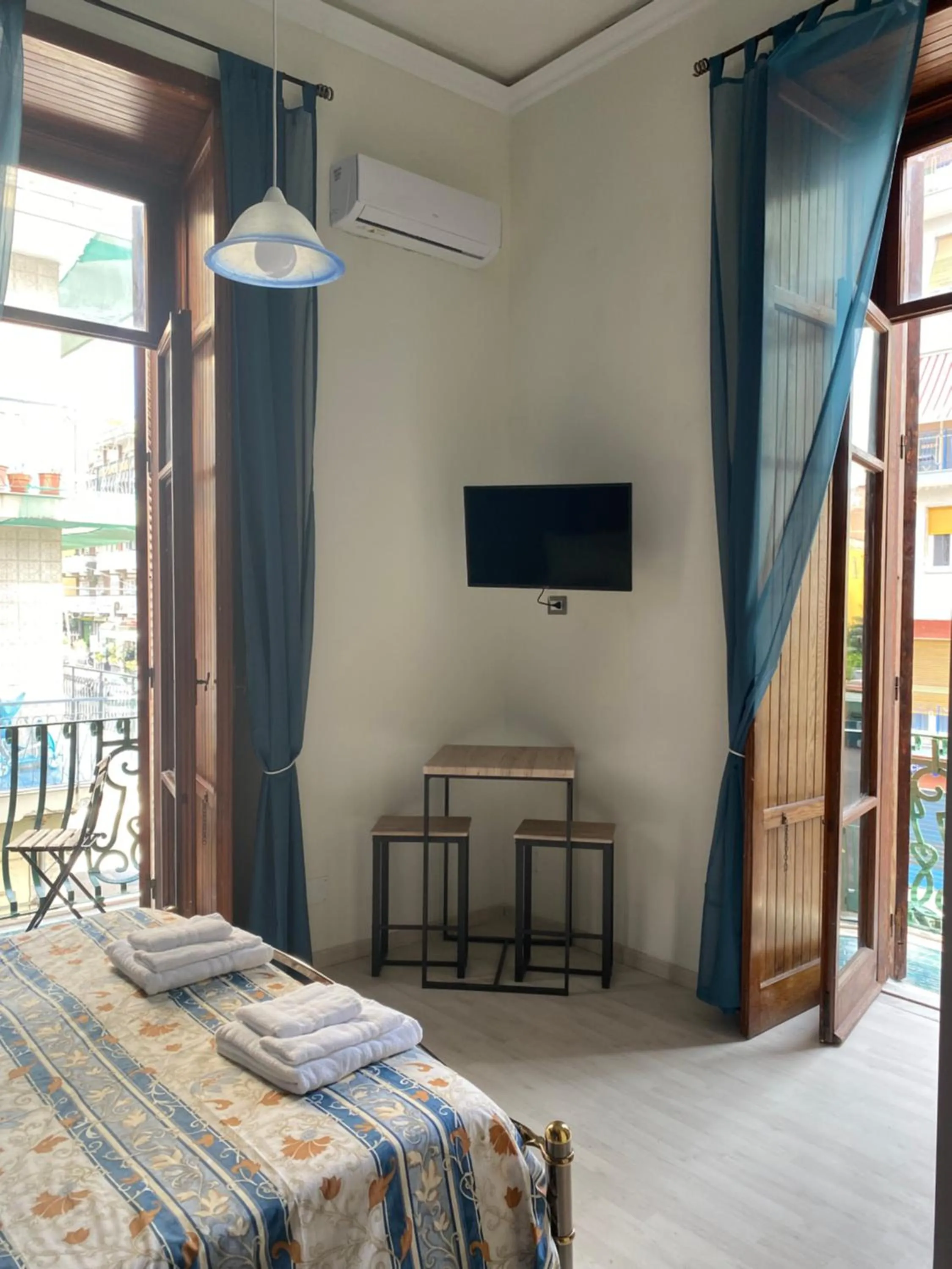 Seating area, Bed in B&B Il Nido