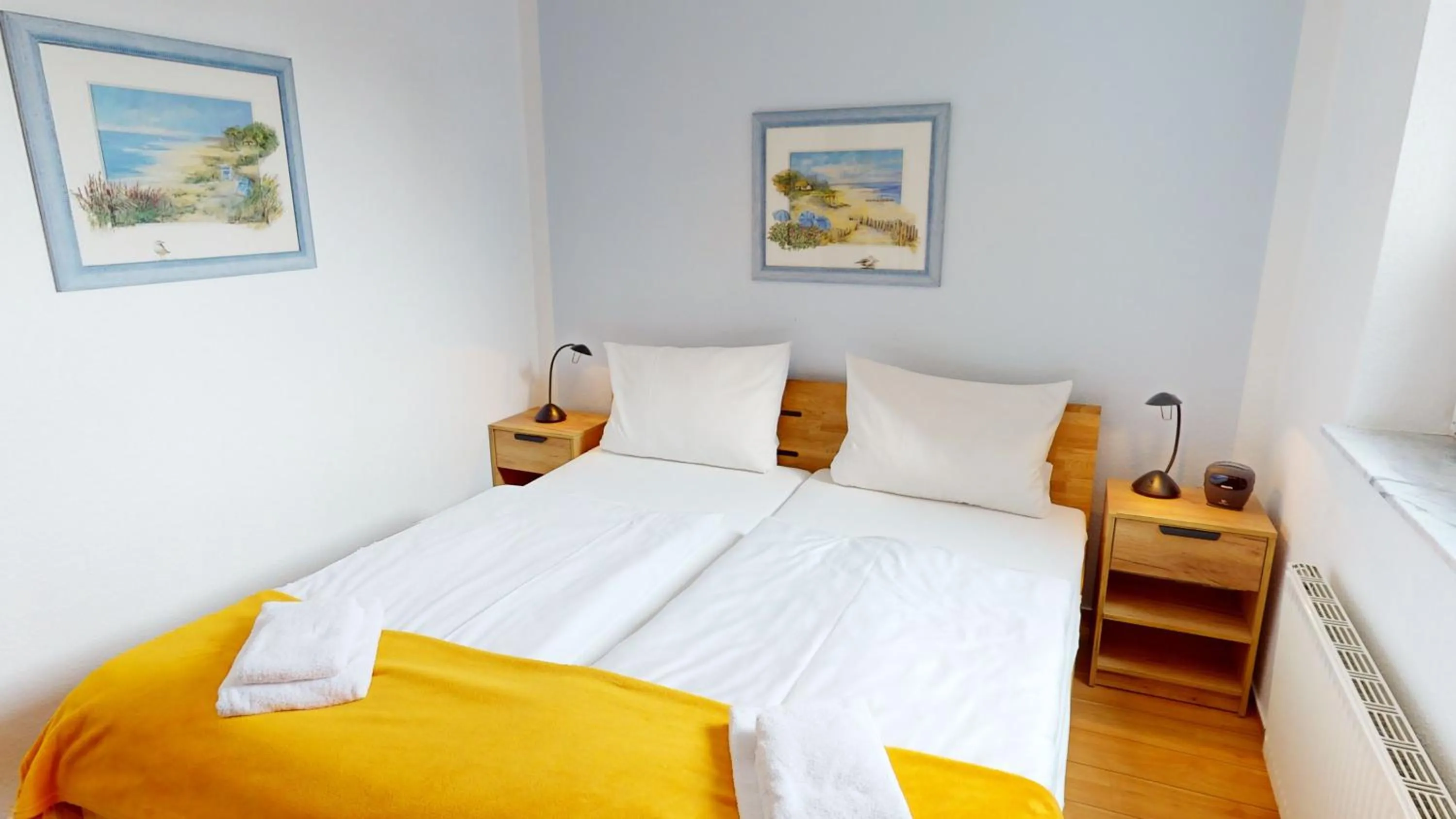 Bedroom, Bed in Gilde-Residenz App. 1