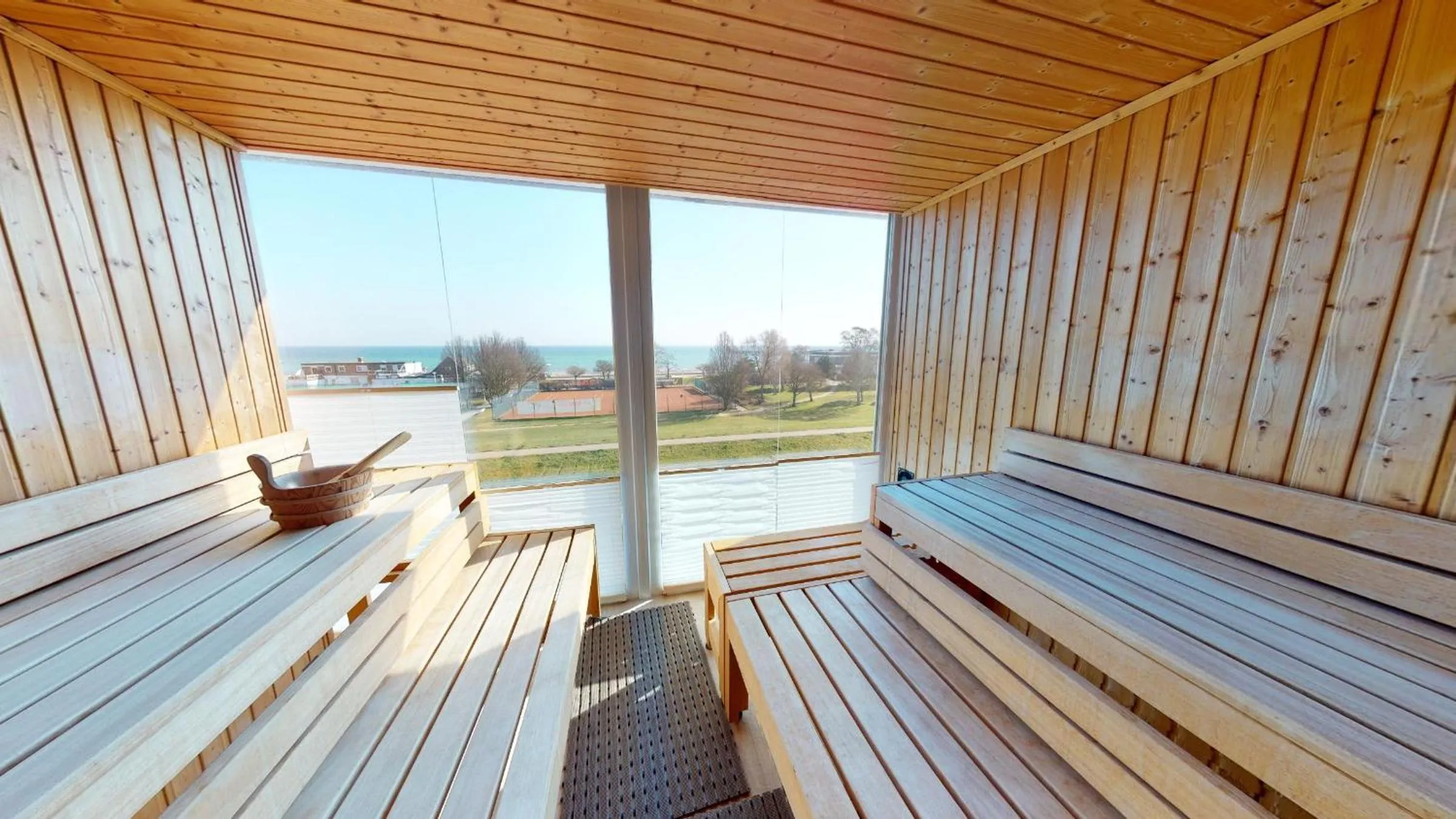 Sauna in Beach'n'Sea Wohnung 1