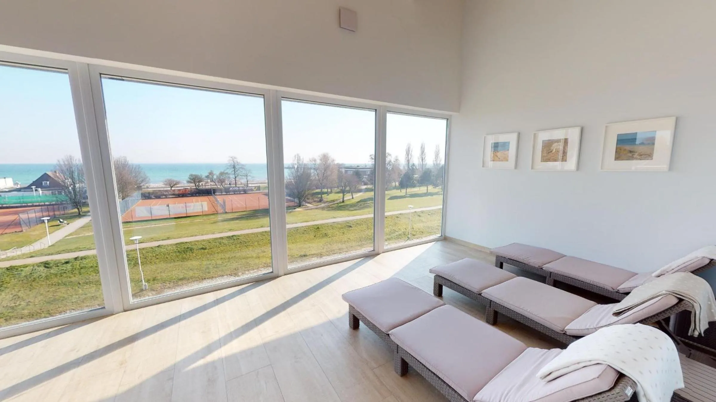 Sauna in Beach'n'Sea Wohnung 1
