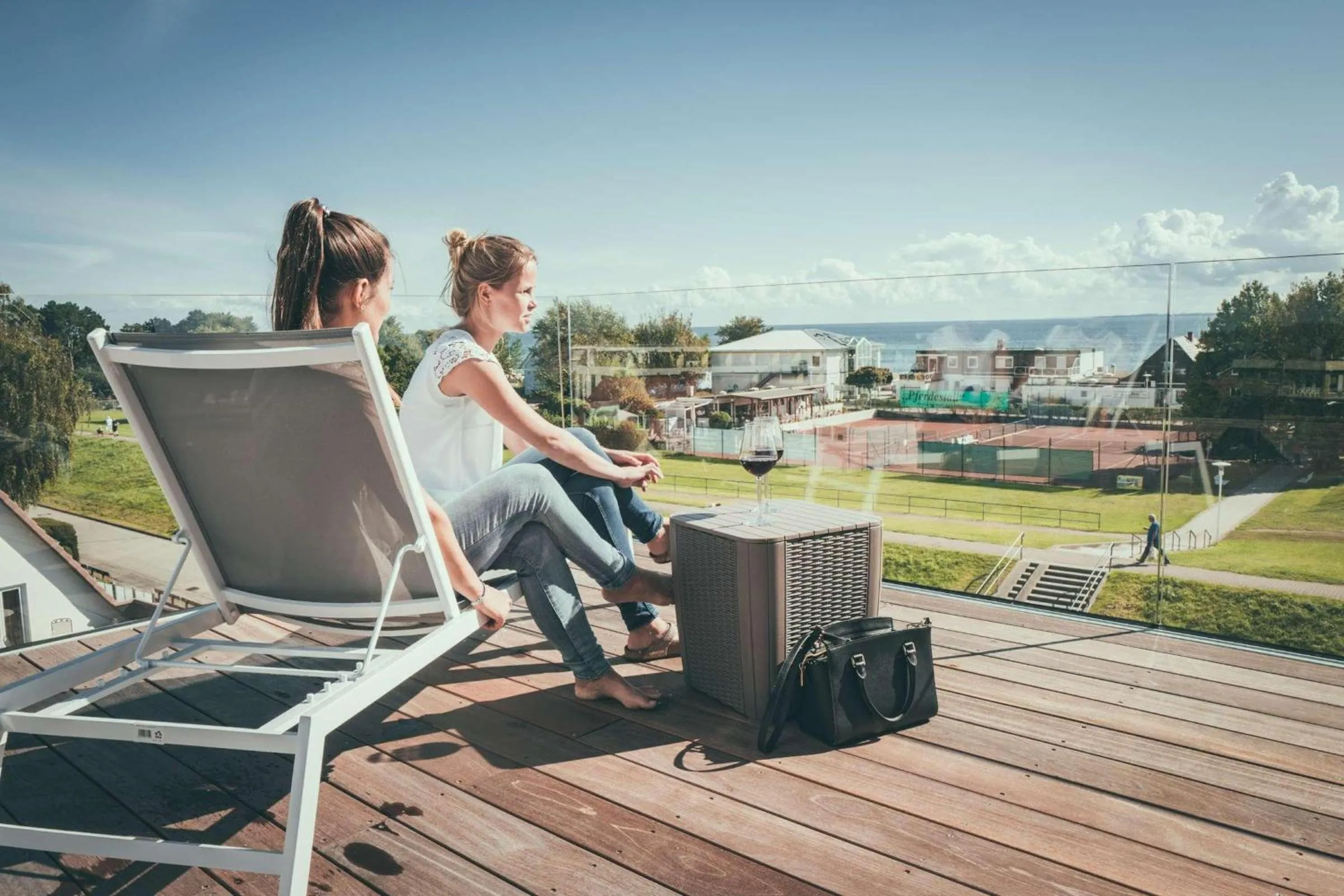 Balcony/Terrace in Beach'n'Sea Wohnung 1