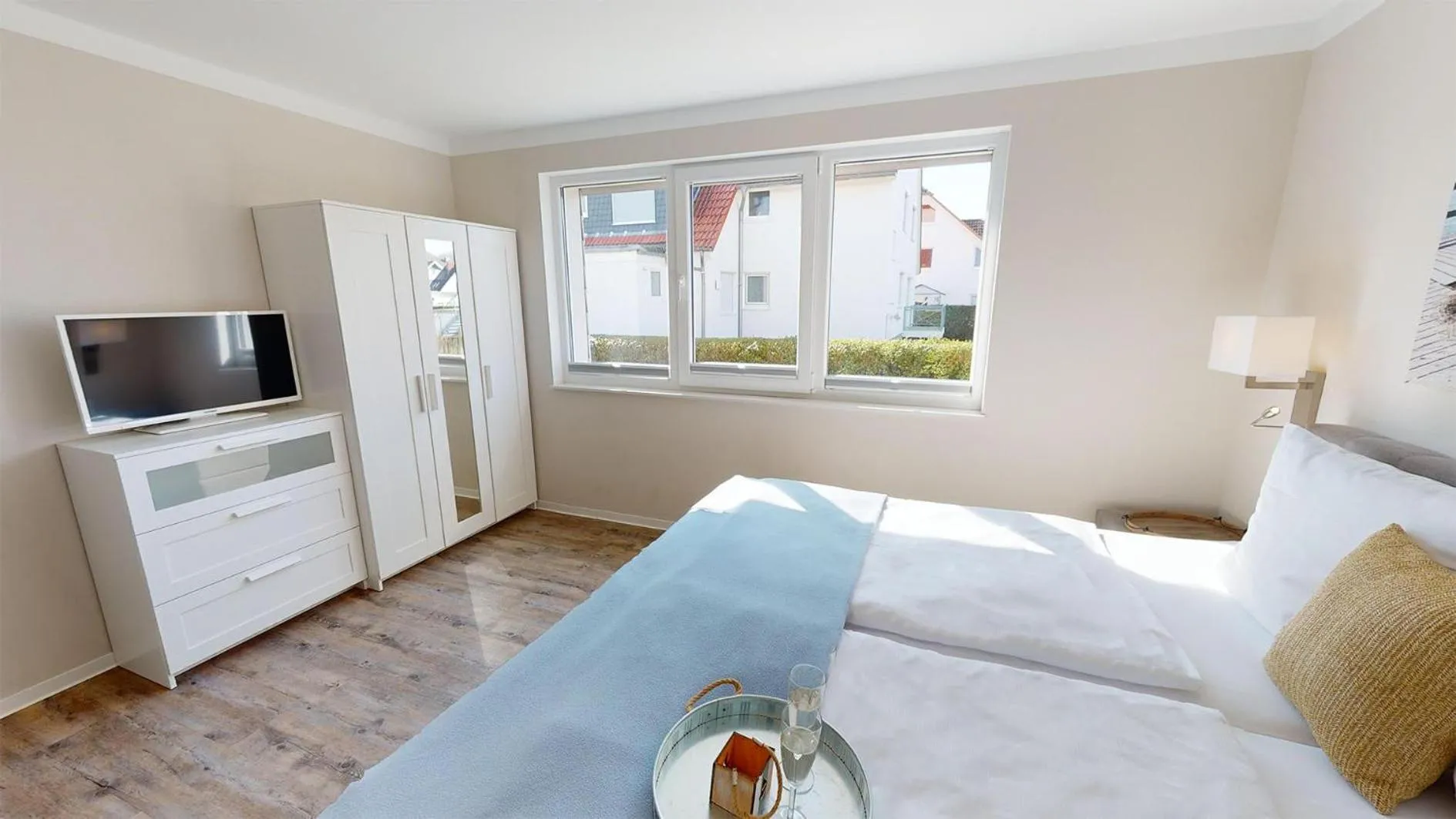 Bedroom, Bed in Beach'n'Sea Wohnung 1