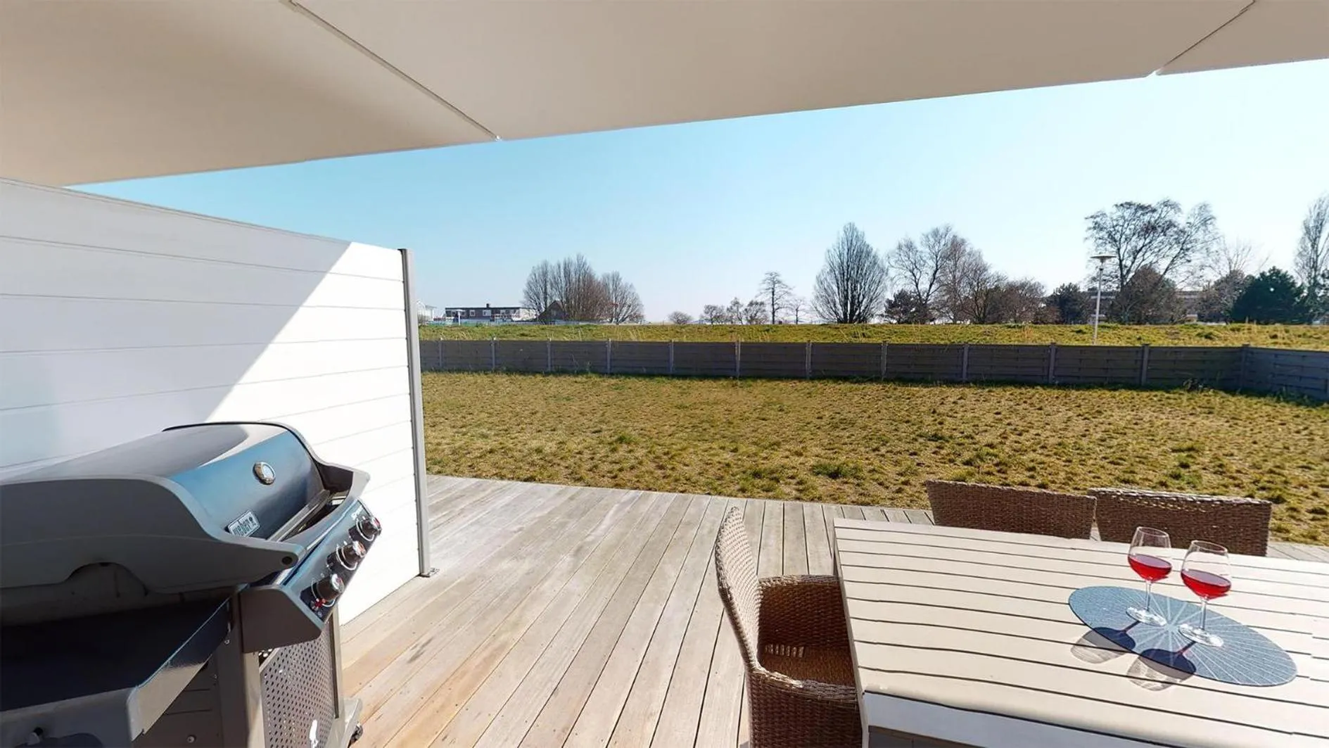 Balcony/Terrace in Beach'n'Sea Wohnung 1