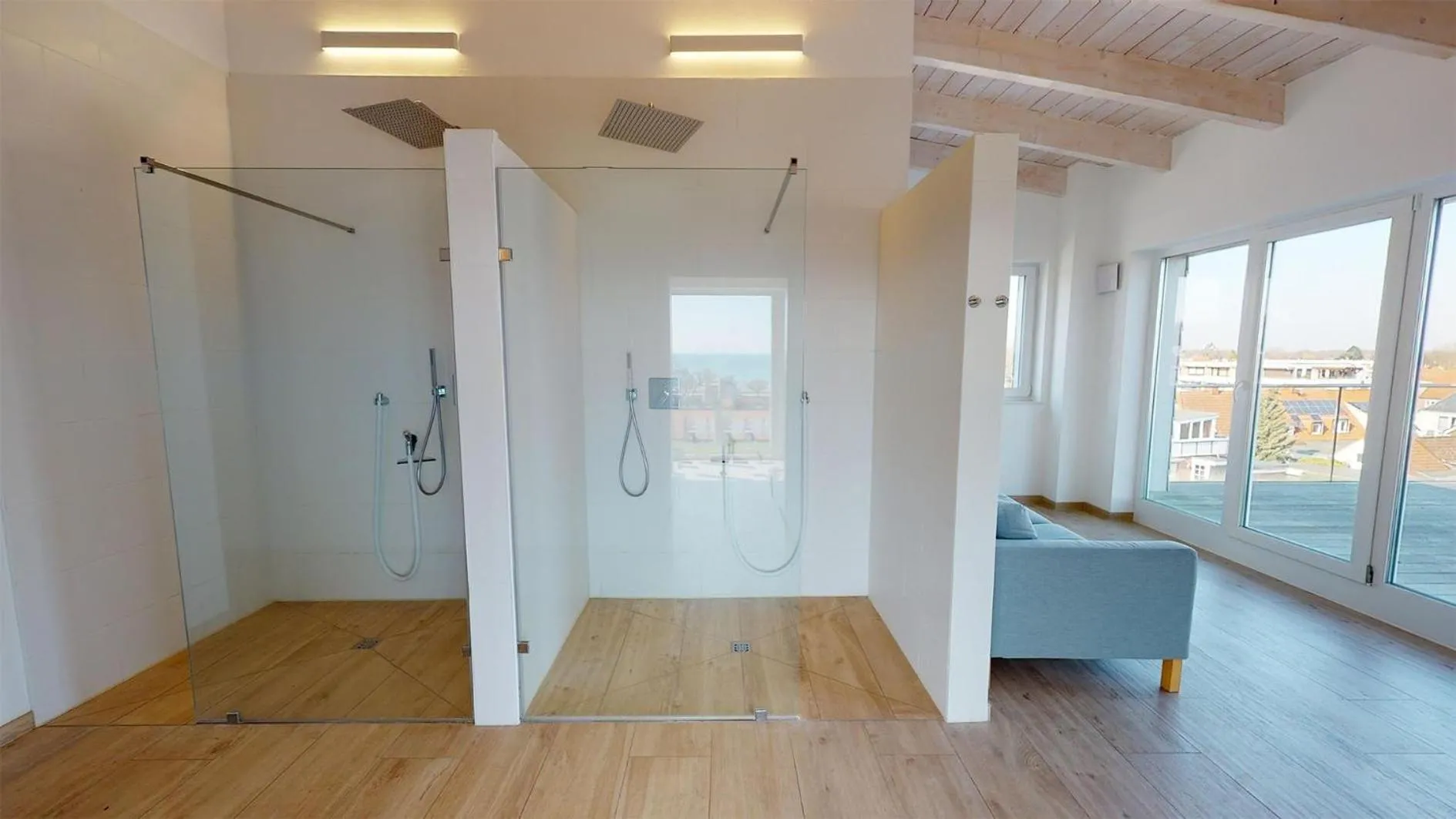 Sauna in Beach'n'Sea Wohnung 1