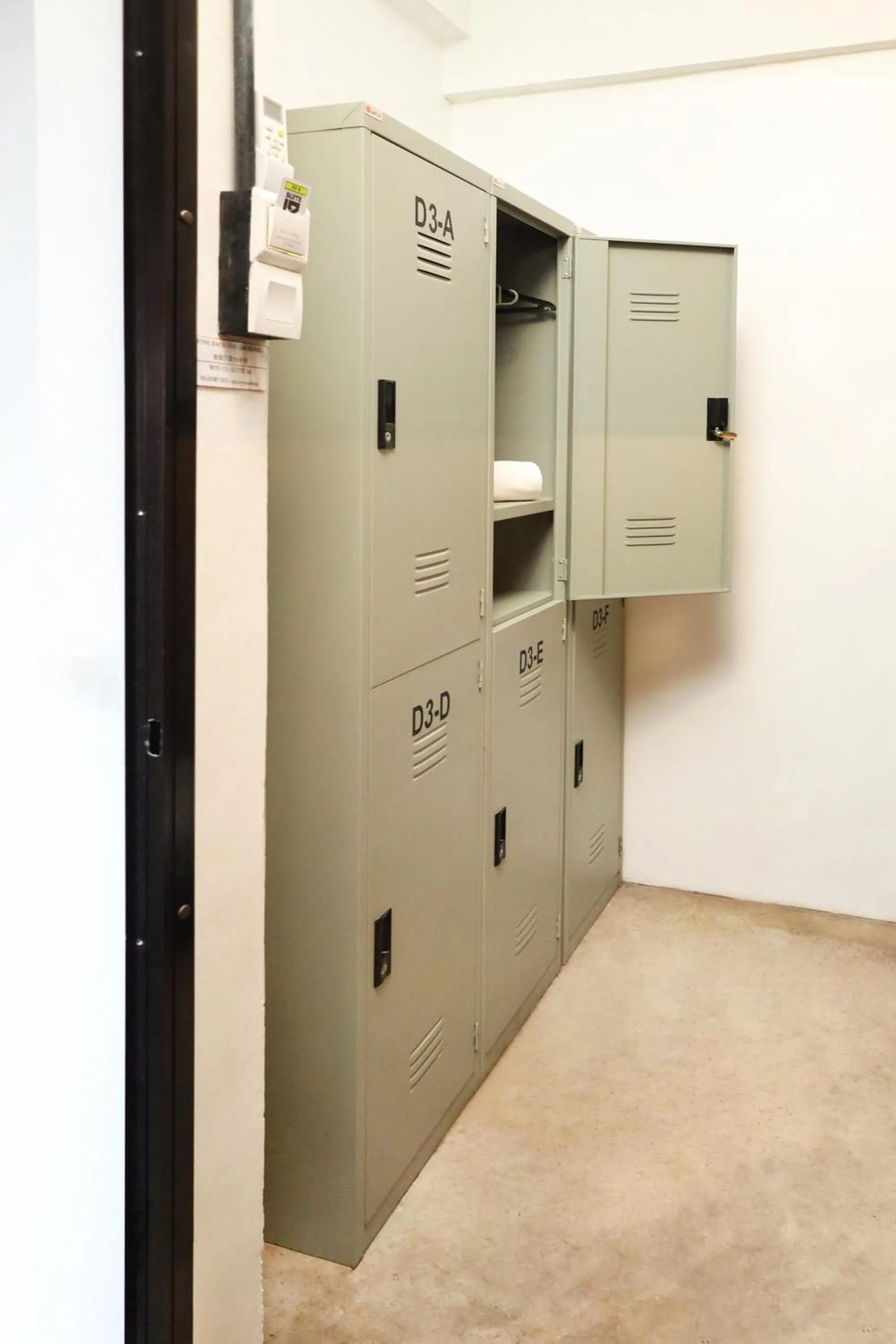 locker in Suite 18 Boutique Hotel