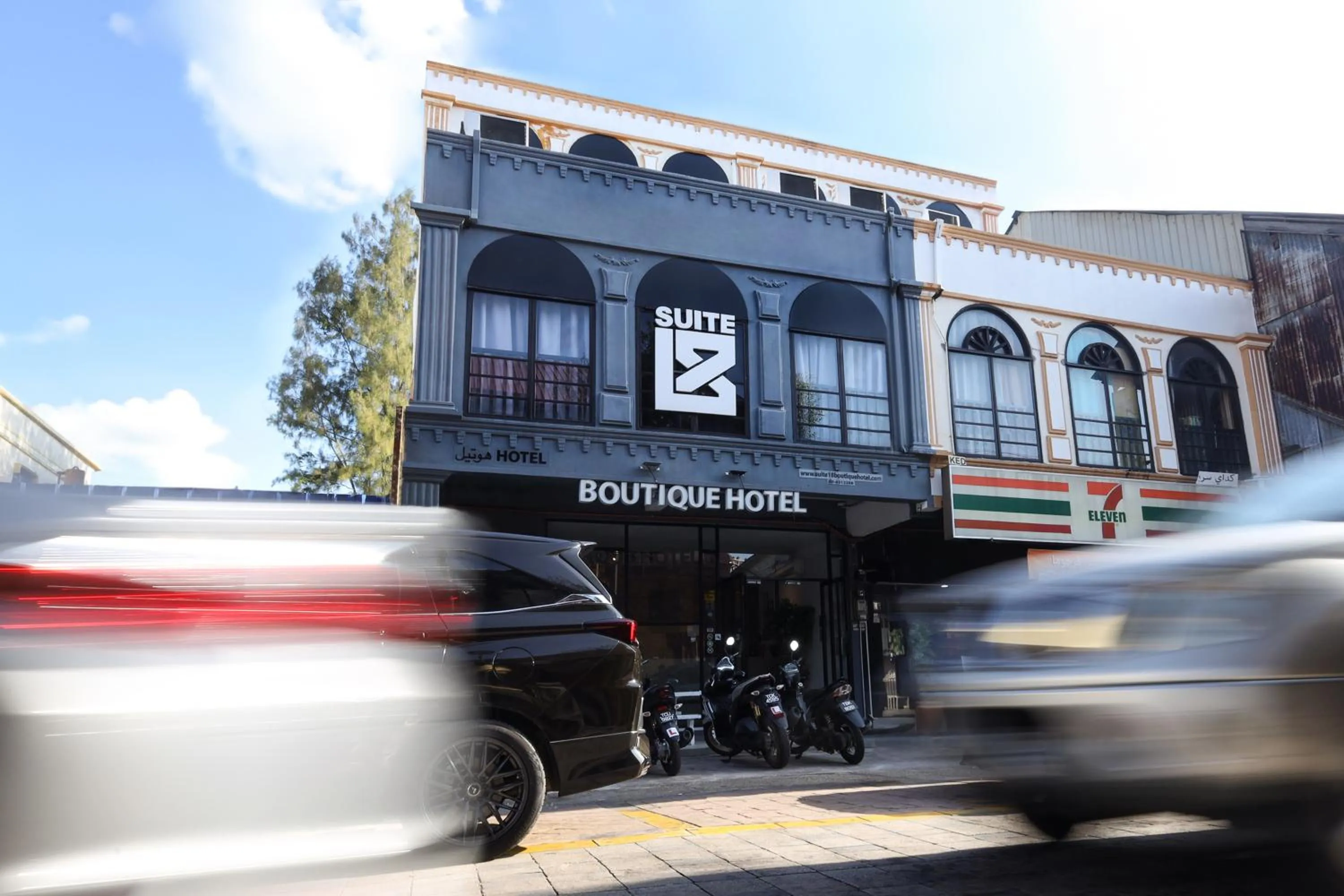 Property building in Suite 18 Boutique Hotel