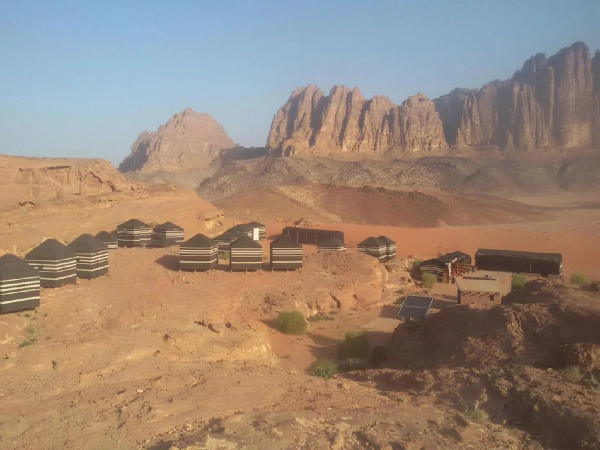 Location in Wadi Rum Quiet Village Camp