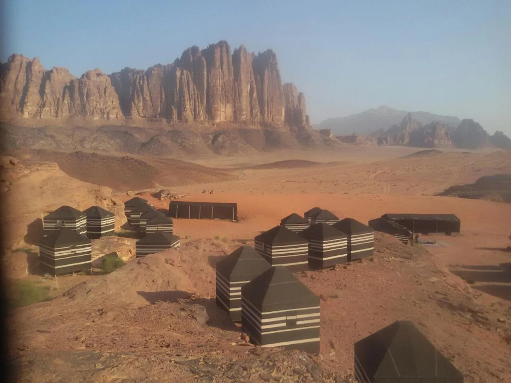 Location in Wadi Rum Quiet Village Camp