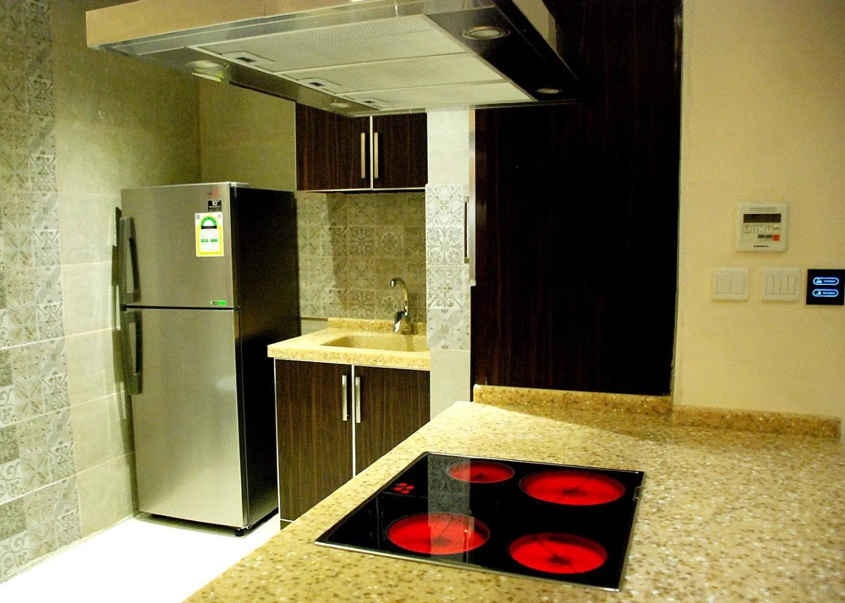 Kitchen or kitchenette in Procare Apart hotel