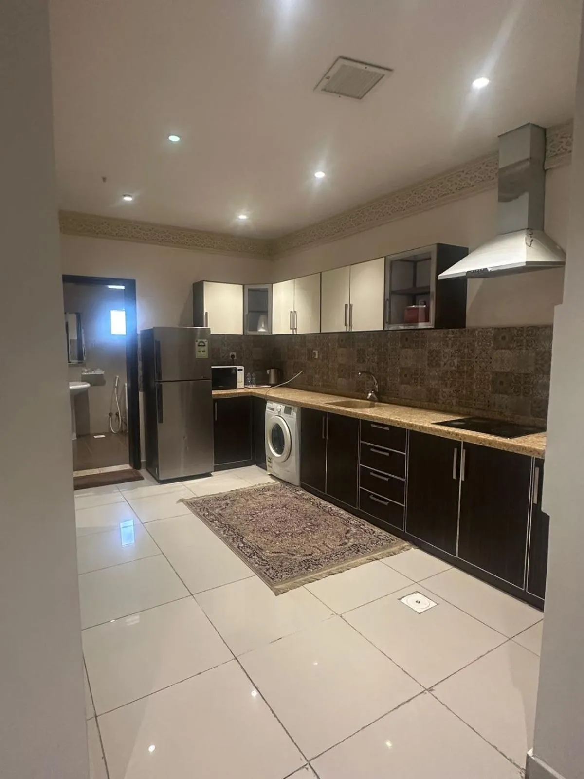Kitchen or kitchenette in Procare Apart hotel