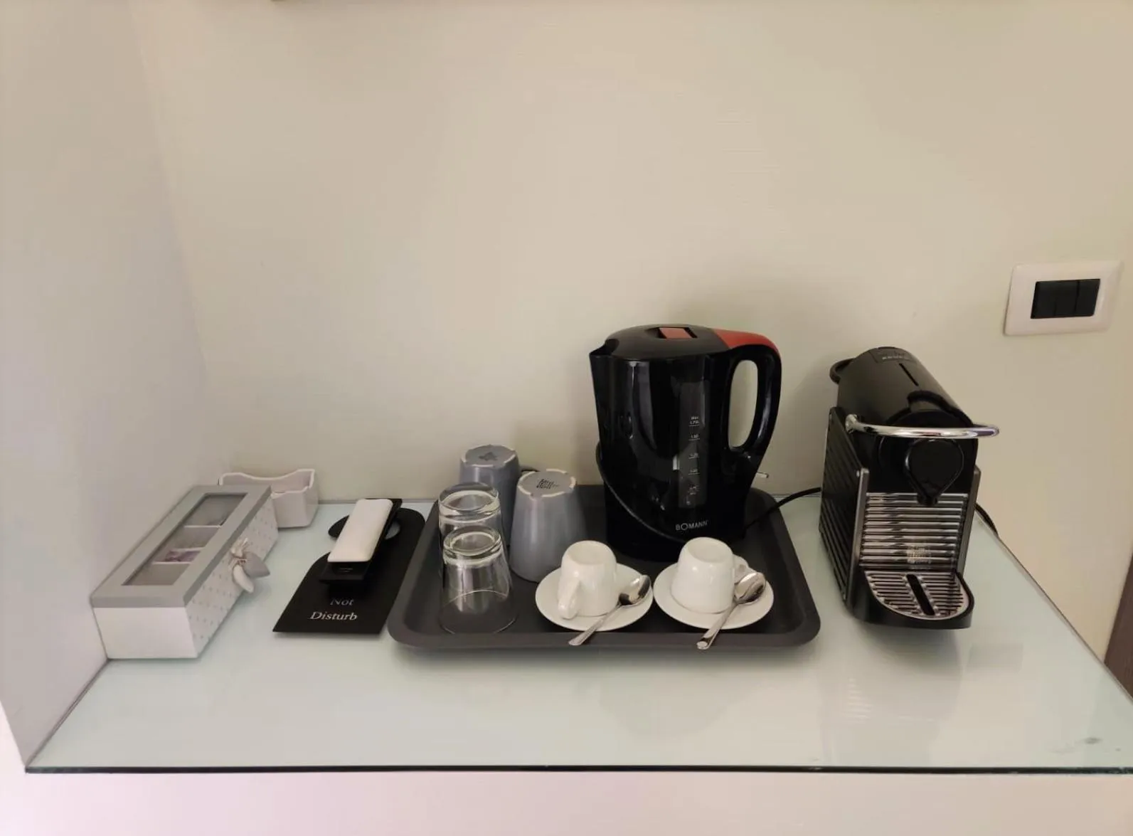 Coffee/tea facilities in Corso Experience