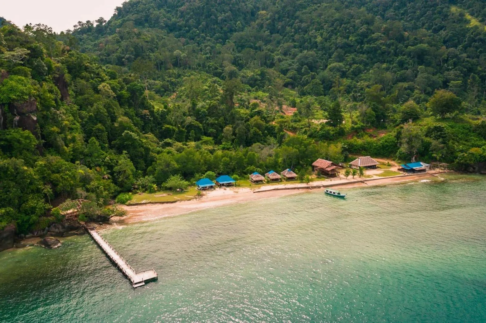 Bird's eye view in Ricky's Beach House