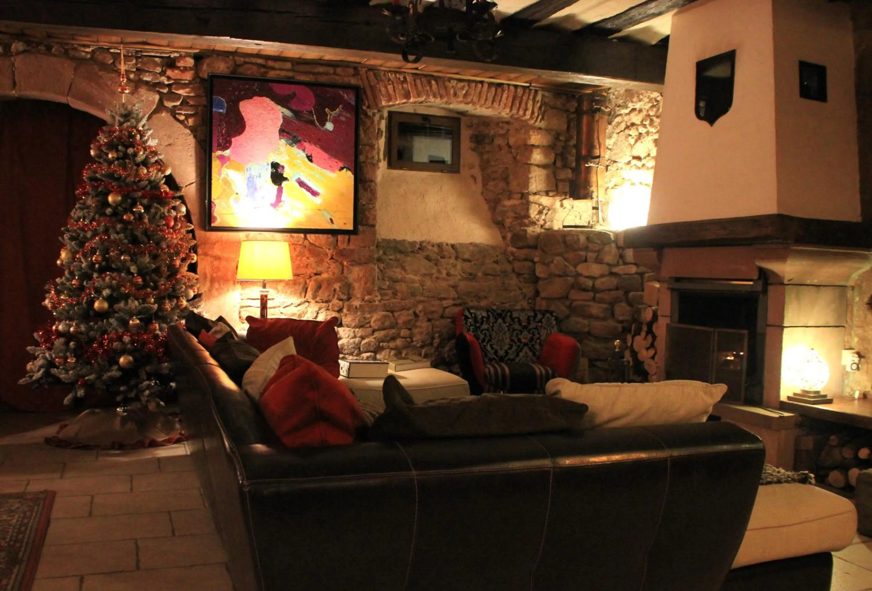 Communal lounge/ TV room in Laterale Residences Riquewihr