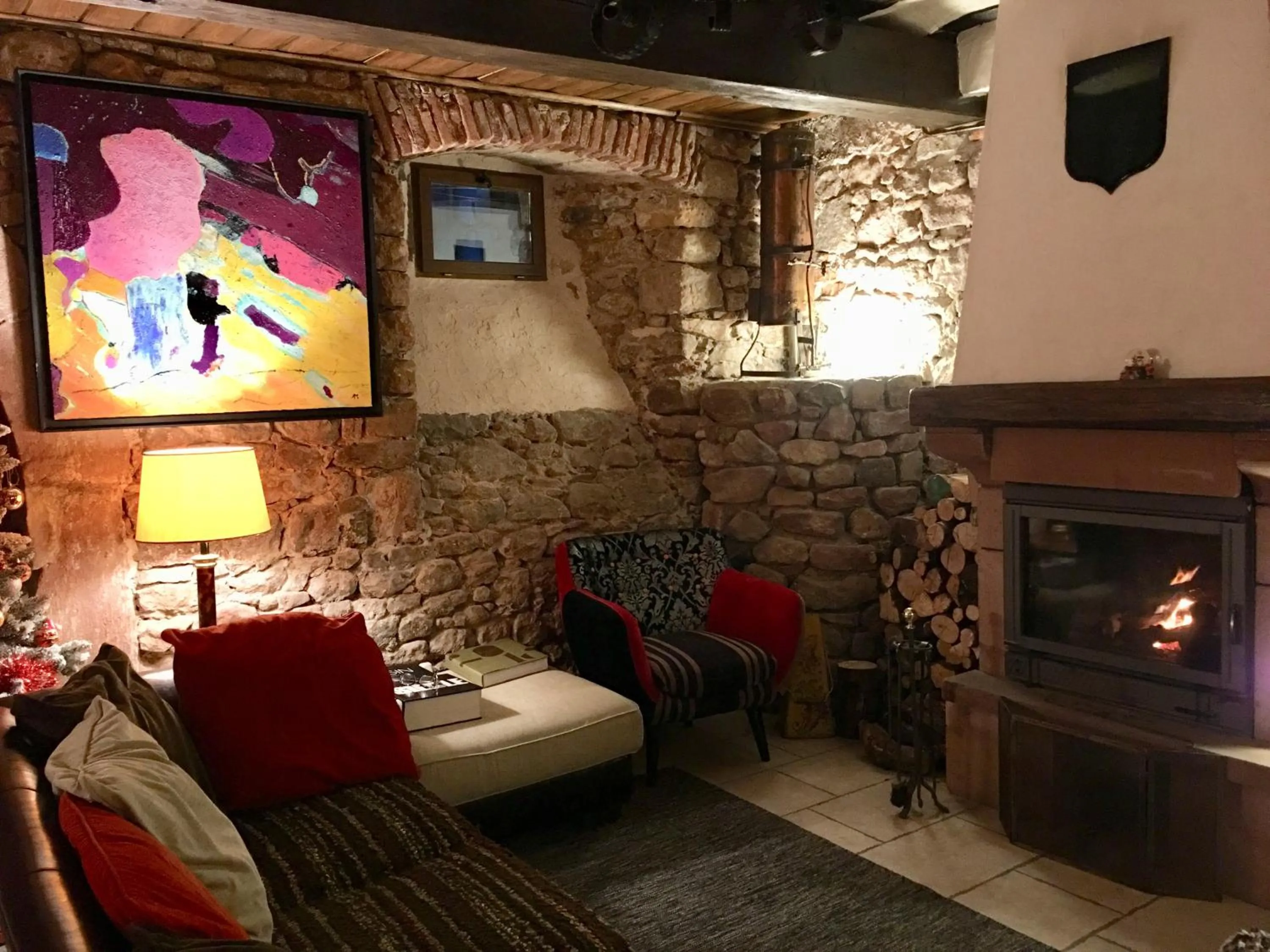 Communal lounge/ TV room in Laterale Residences Riquewihr