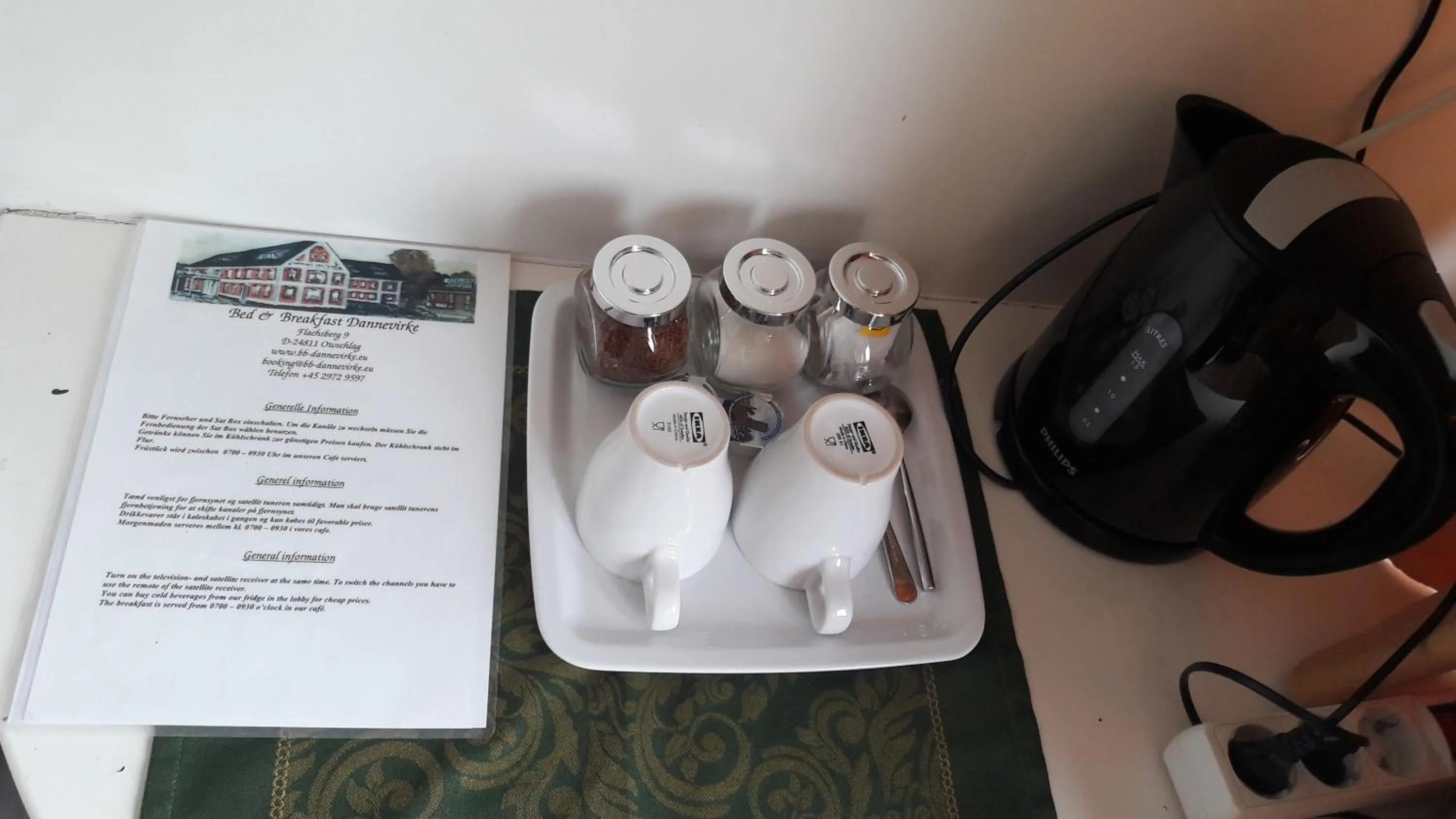 Coffee/tea facilities in Bed and Breakfast Dannevirke