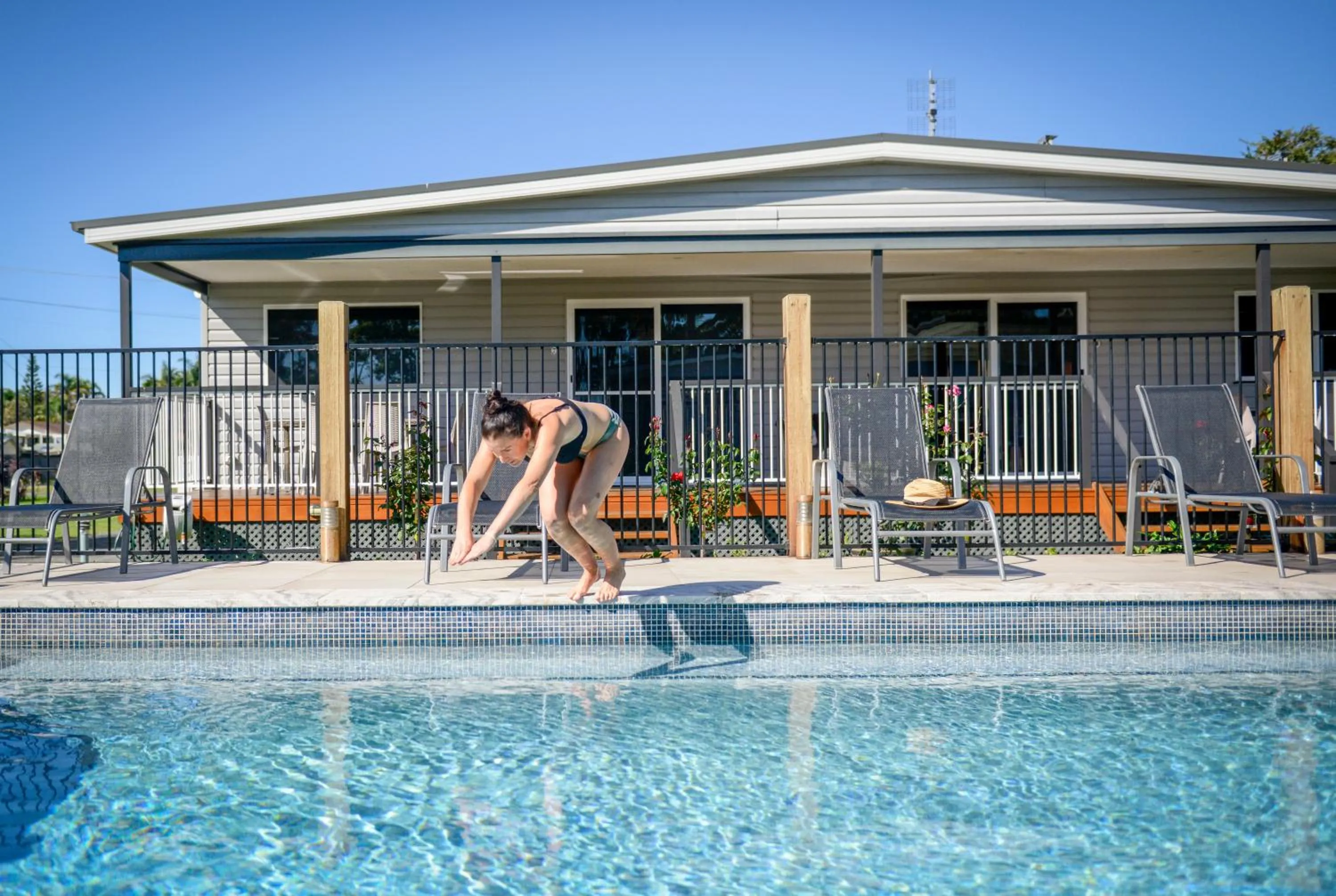 Bathroom in Laguna lodge Group Accommodation