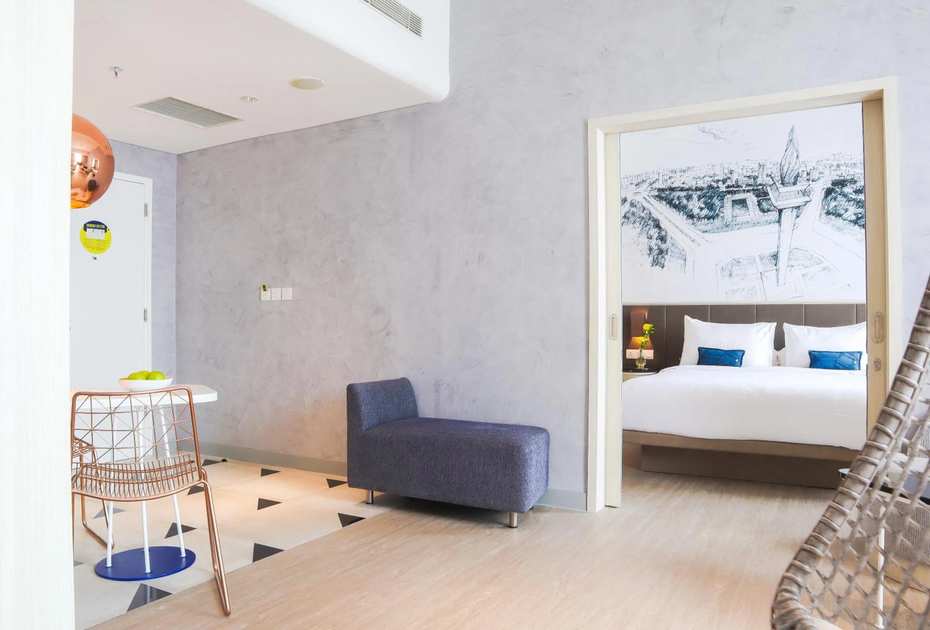 Bedroom, Bed in YELLO Hotel Harmoni