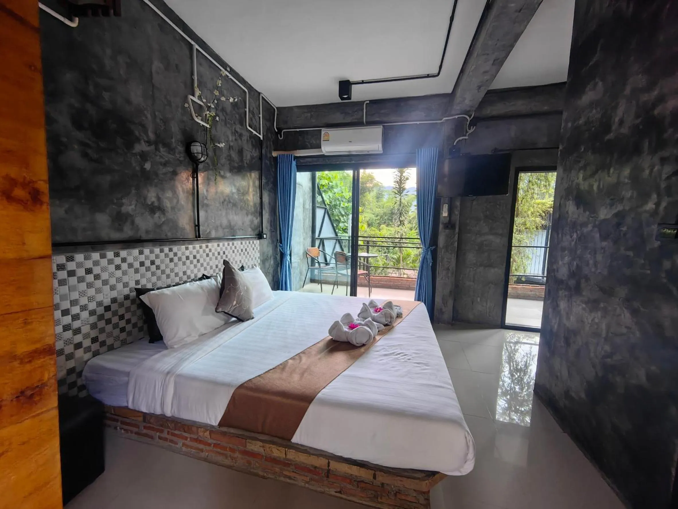 Bed in Keeree Loft Resort คีรีลอฟท์รีสอร์ท