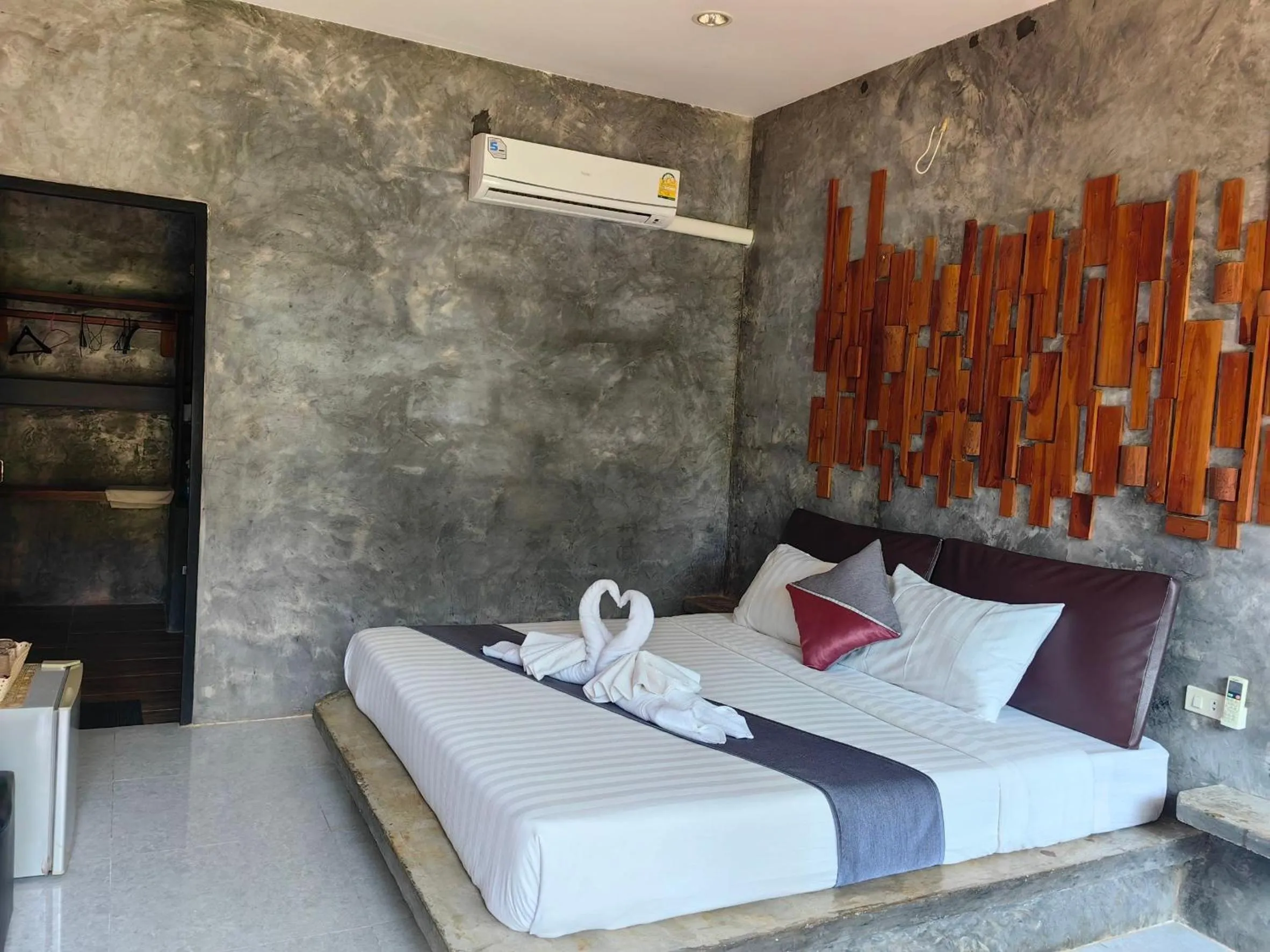 Bed in Keeree Loft Resort คีรีลอฟท์รีสอร์ท