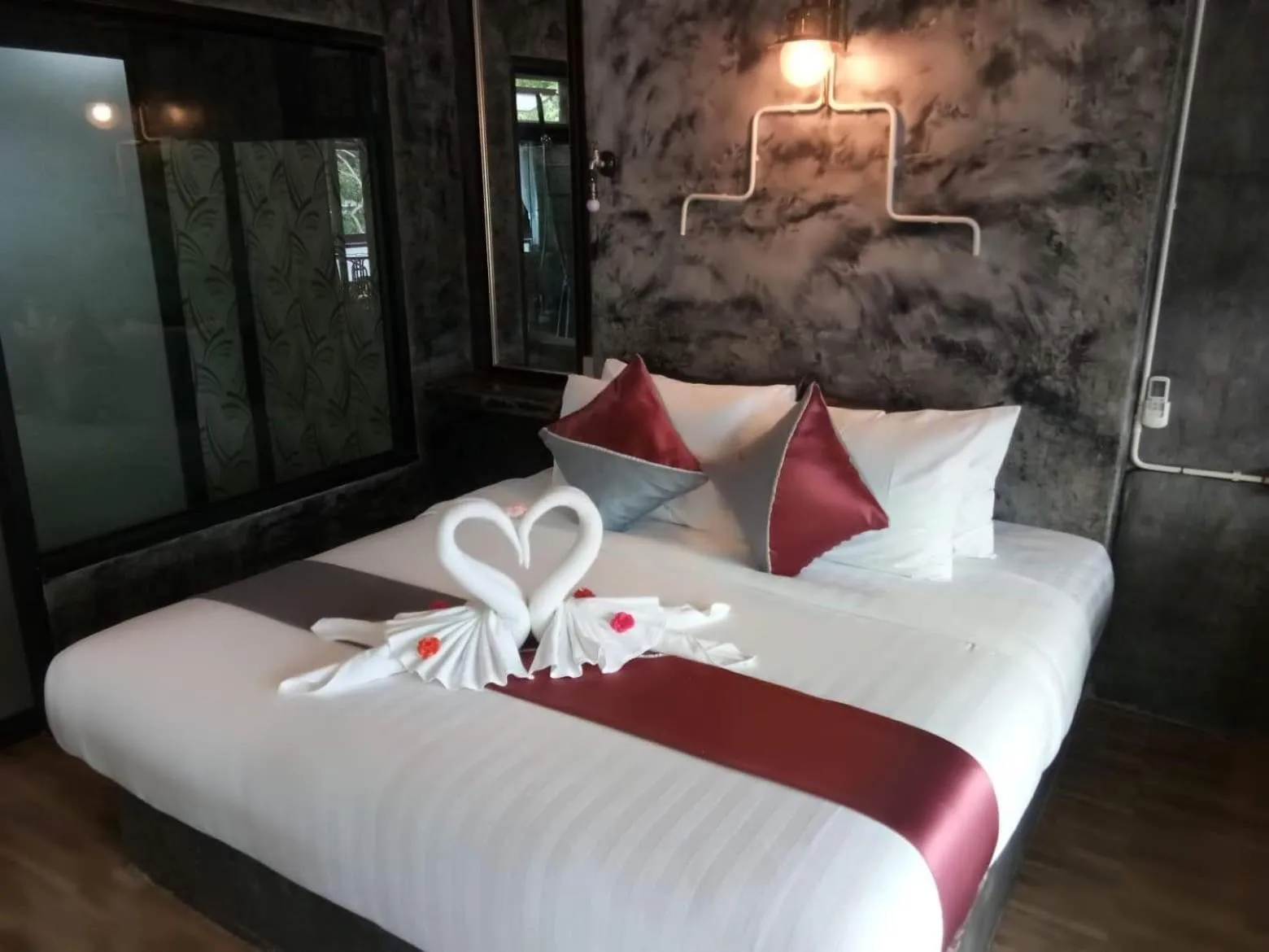 Bed in Keeree Loft Resort คีรีลอฟท์รีสอร์ท
