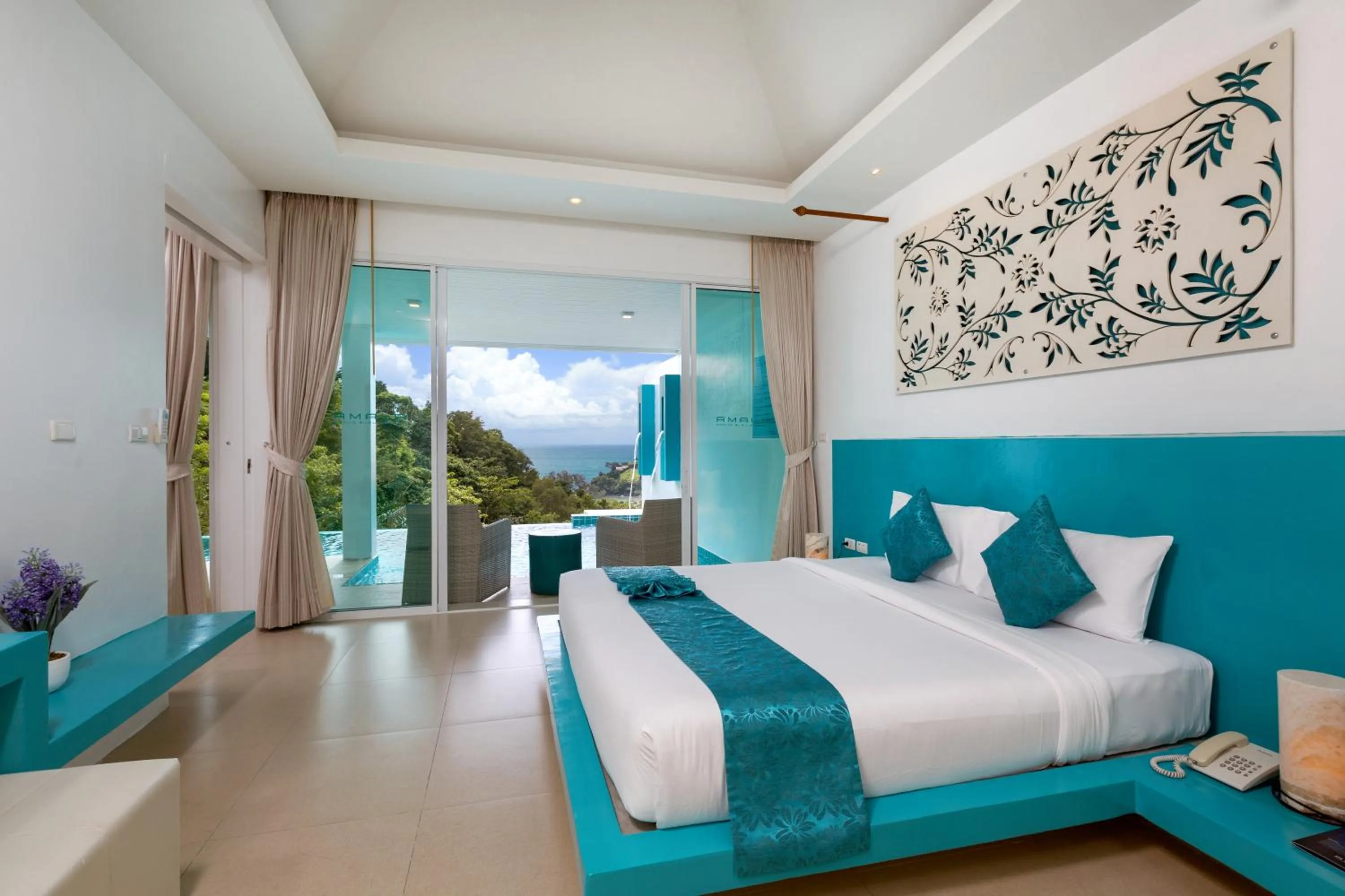 Bed in Amala Grand Bleu Resort Hilltops - SHA