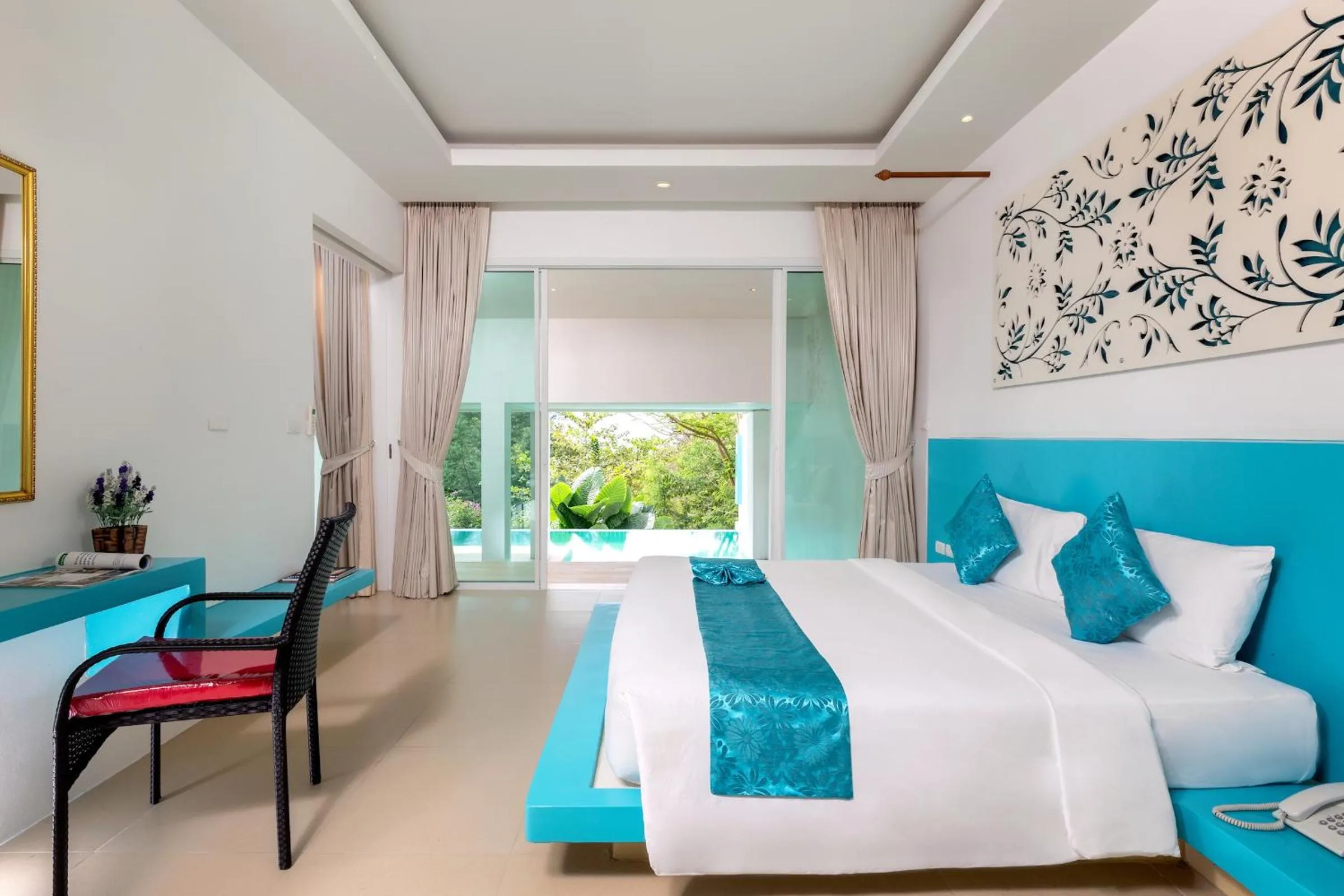 Bedroom, Bed in Amala Grand Bleu Resort Hilltops - SHA
