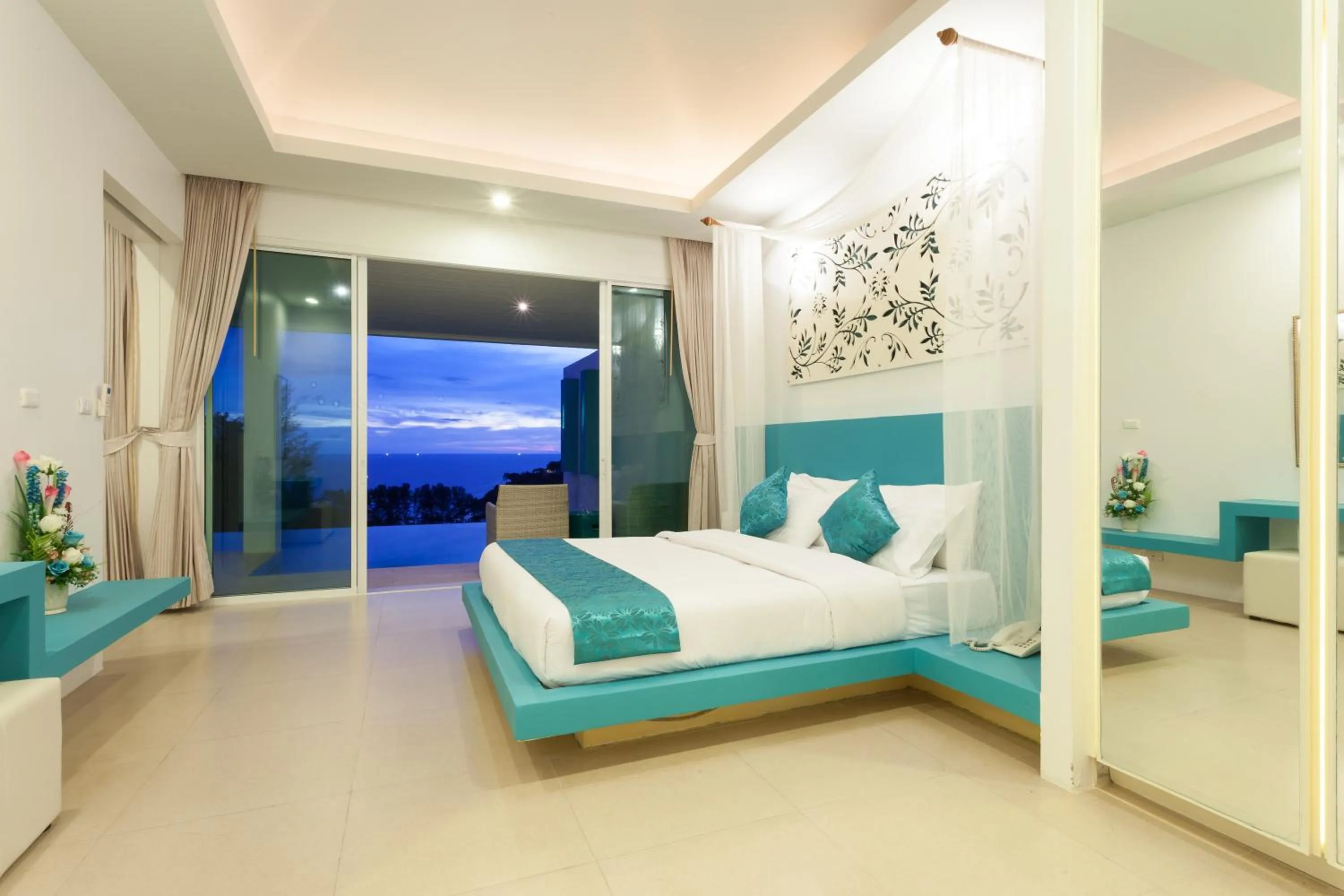 Bedroom, Bed in Amala Grand Bleu Resort Hilltops - SHA
