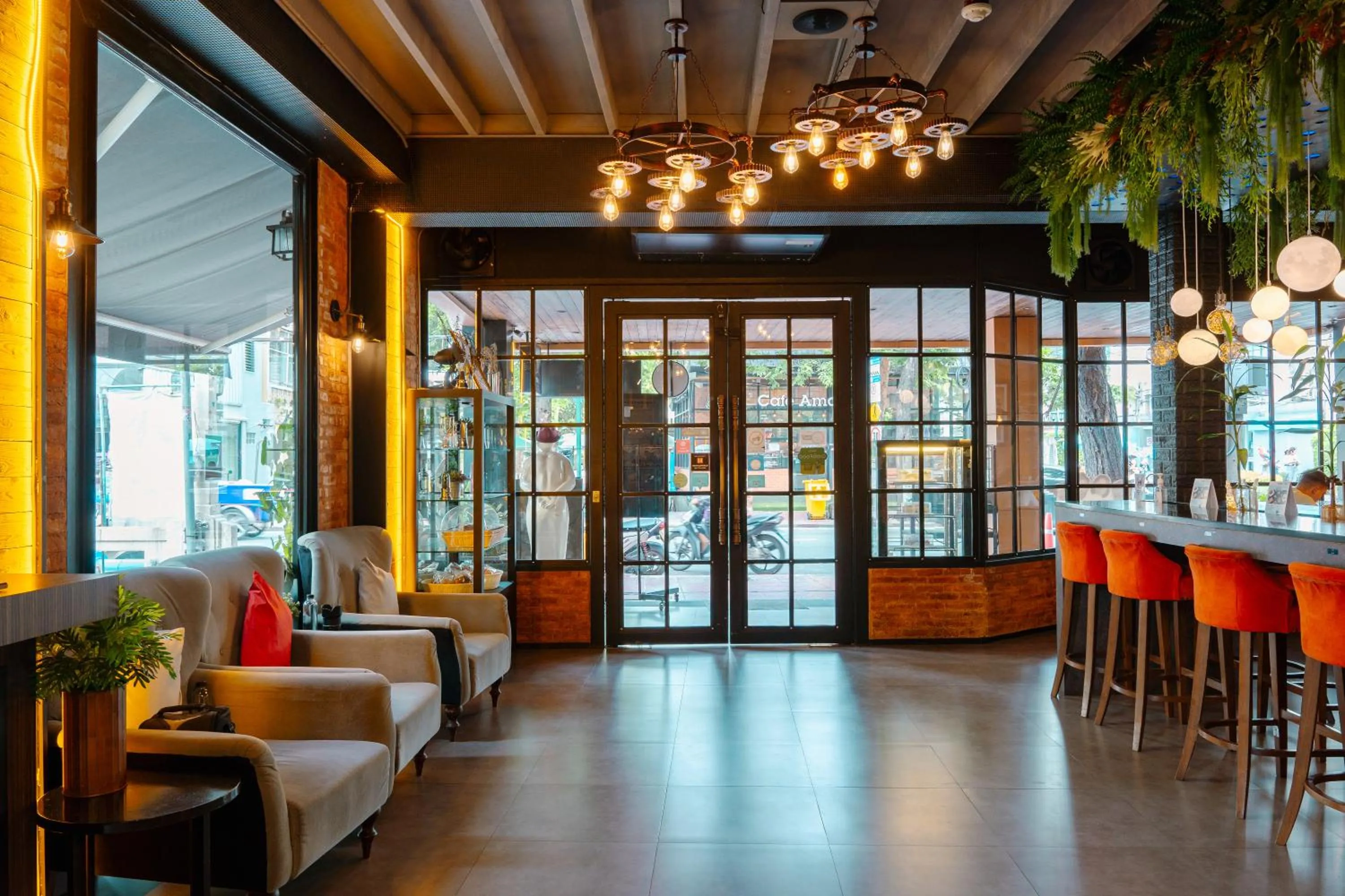 Lobby or reception in The Printing House Poshtel