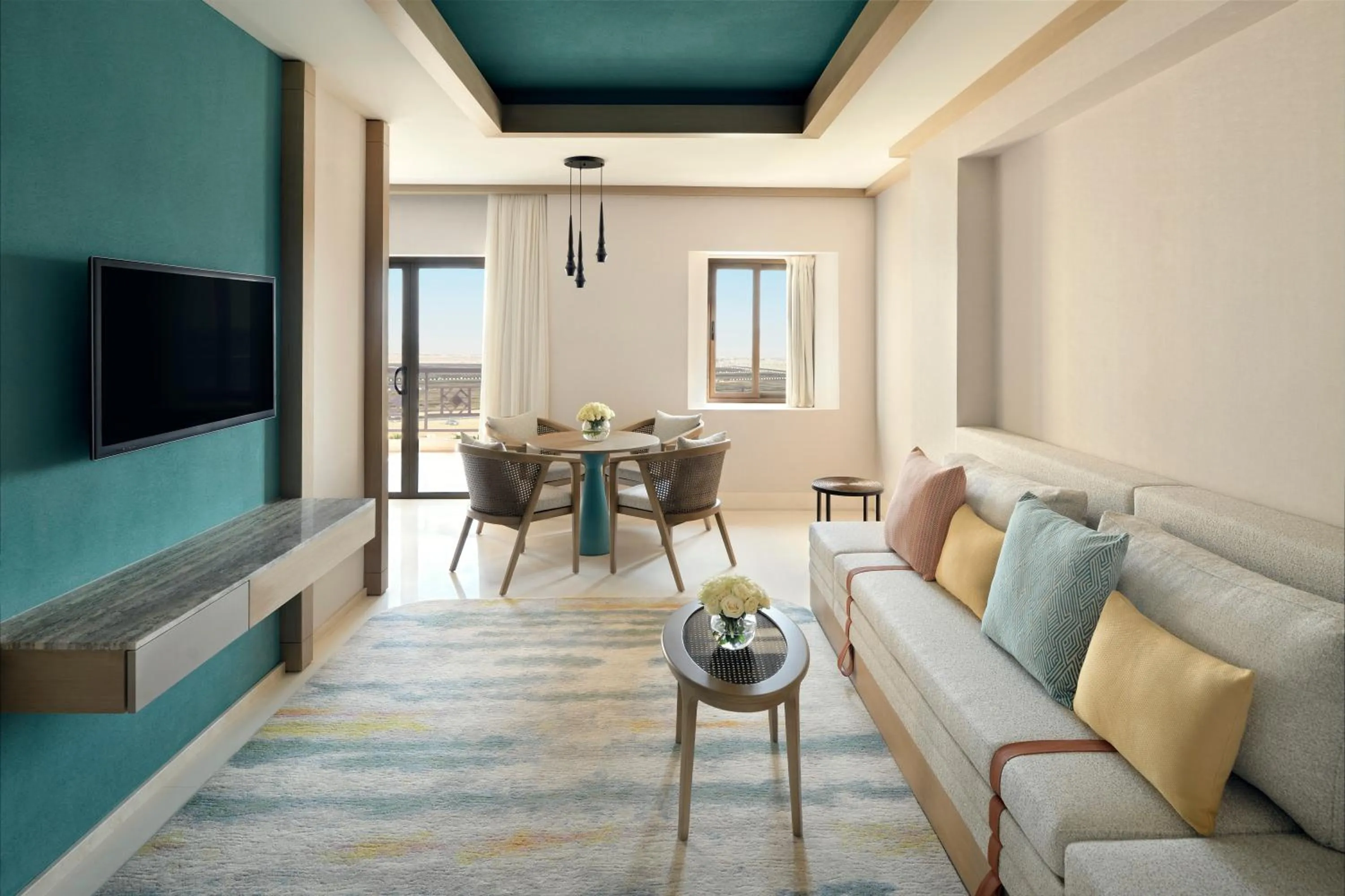 Seating area in InterContinental Durrat Al Riyadh Resort & Spa by IHG