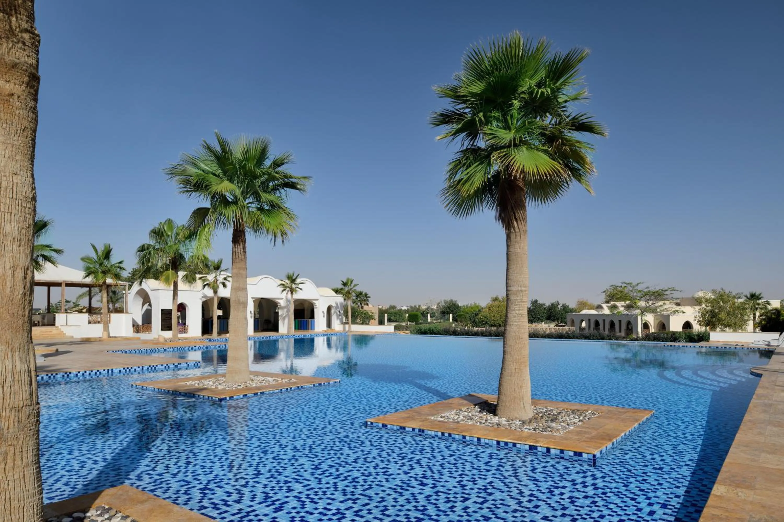 Pool view in InterContinental Durrat Al Riyadh Resort & Spa by IHG