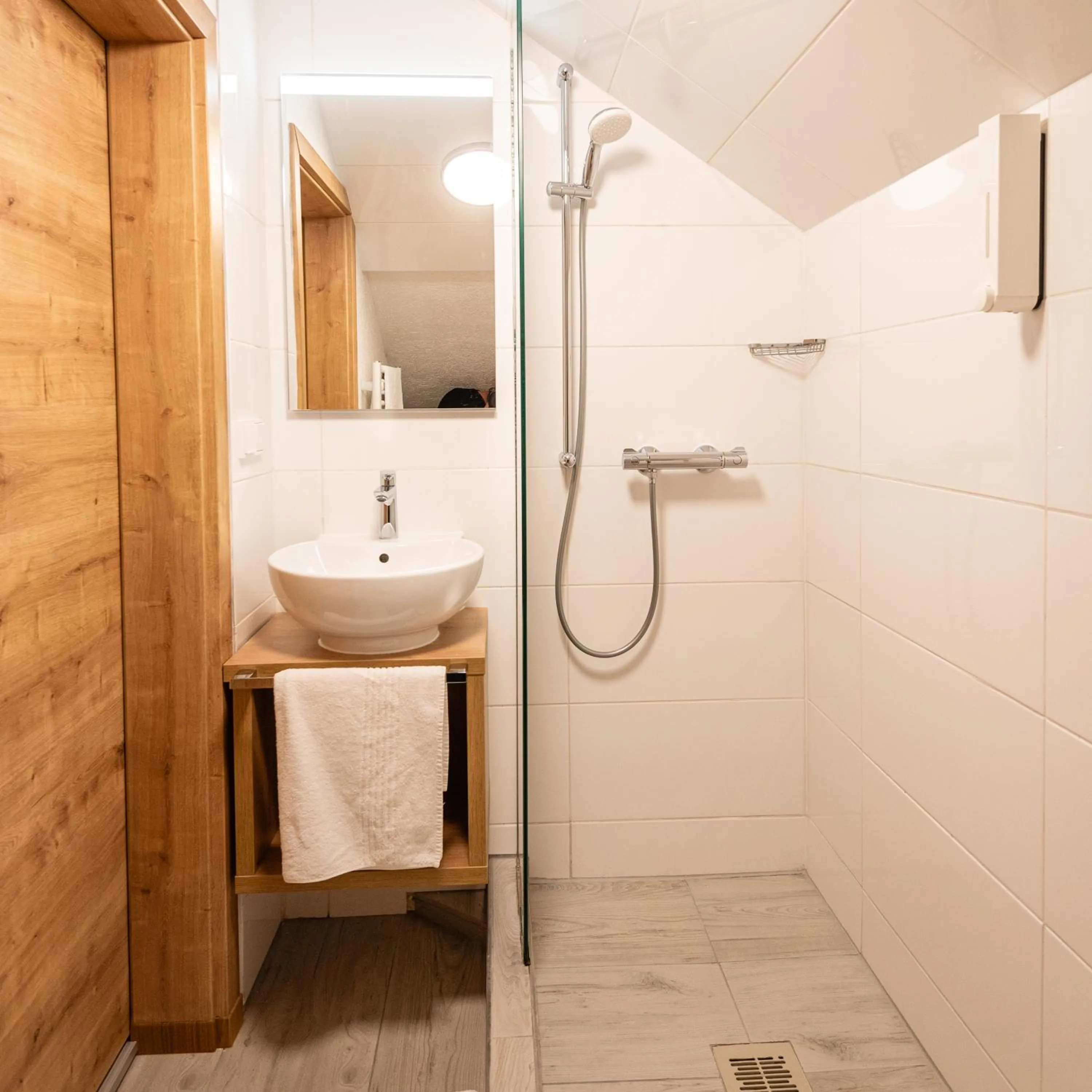 Shower in Hotel Modus