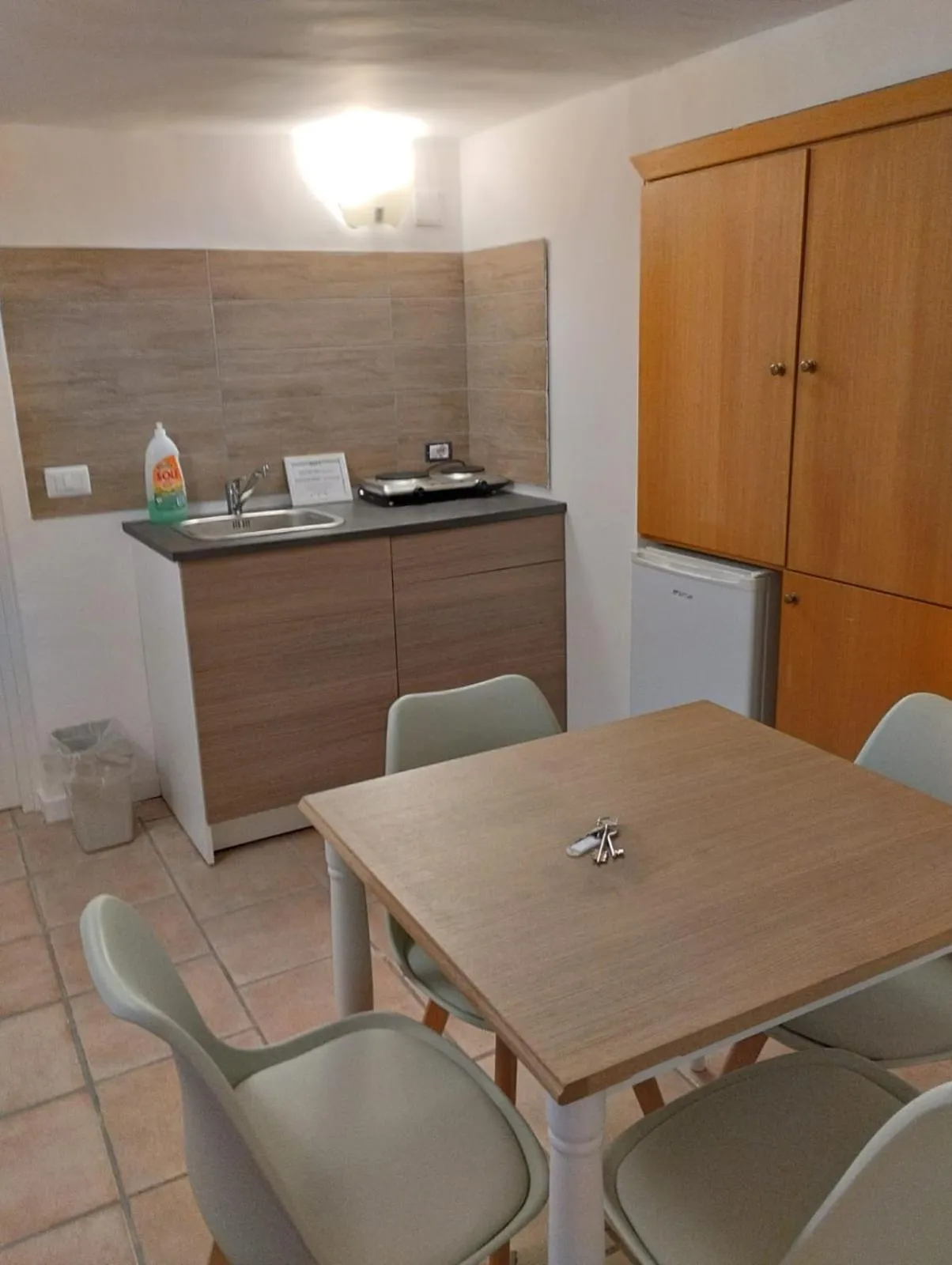 Kitchen or kitchenette in Amedeo Square