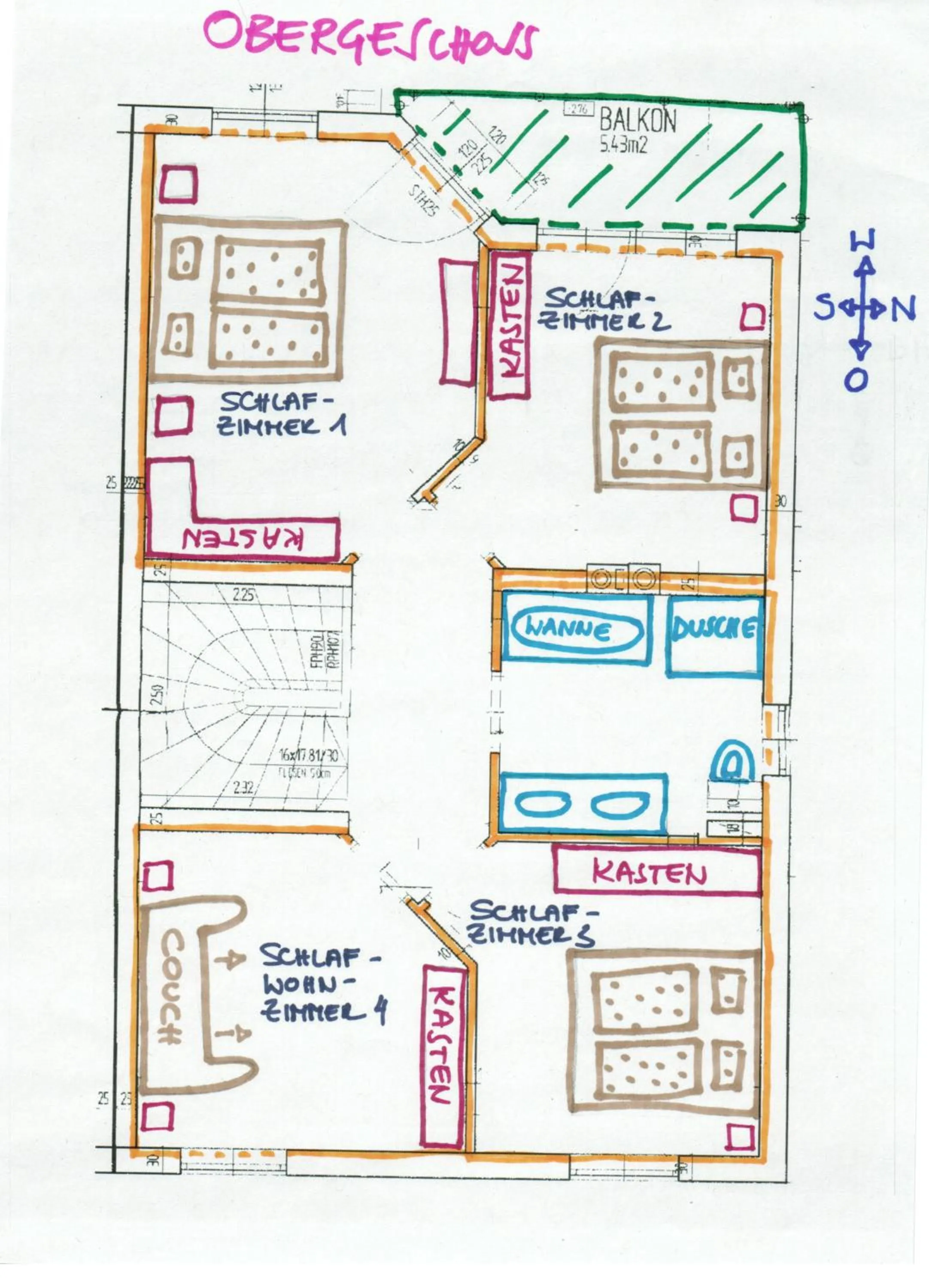 Floor plan in Haus Aschenwald