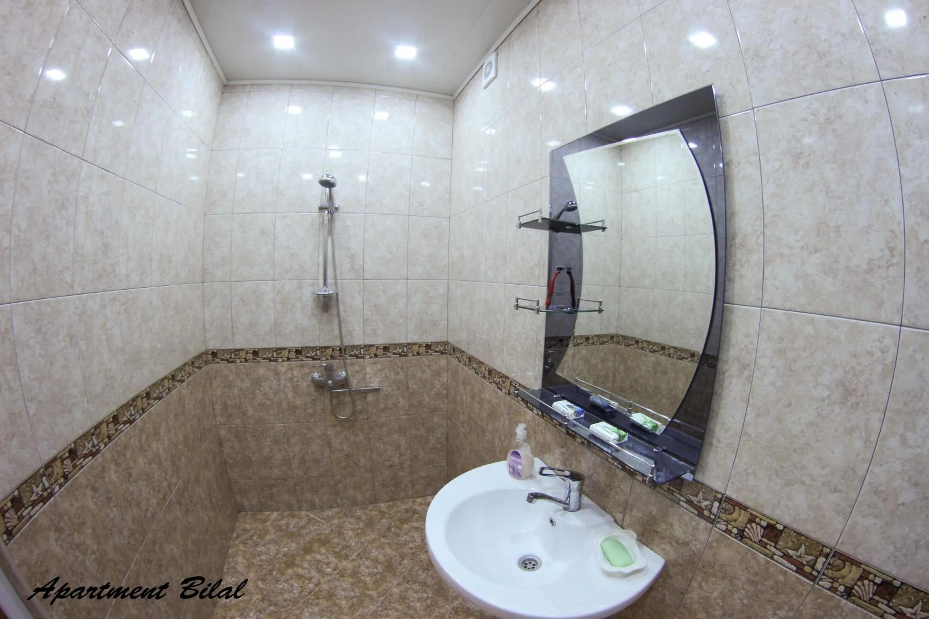Shower in OLIMP Apartment