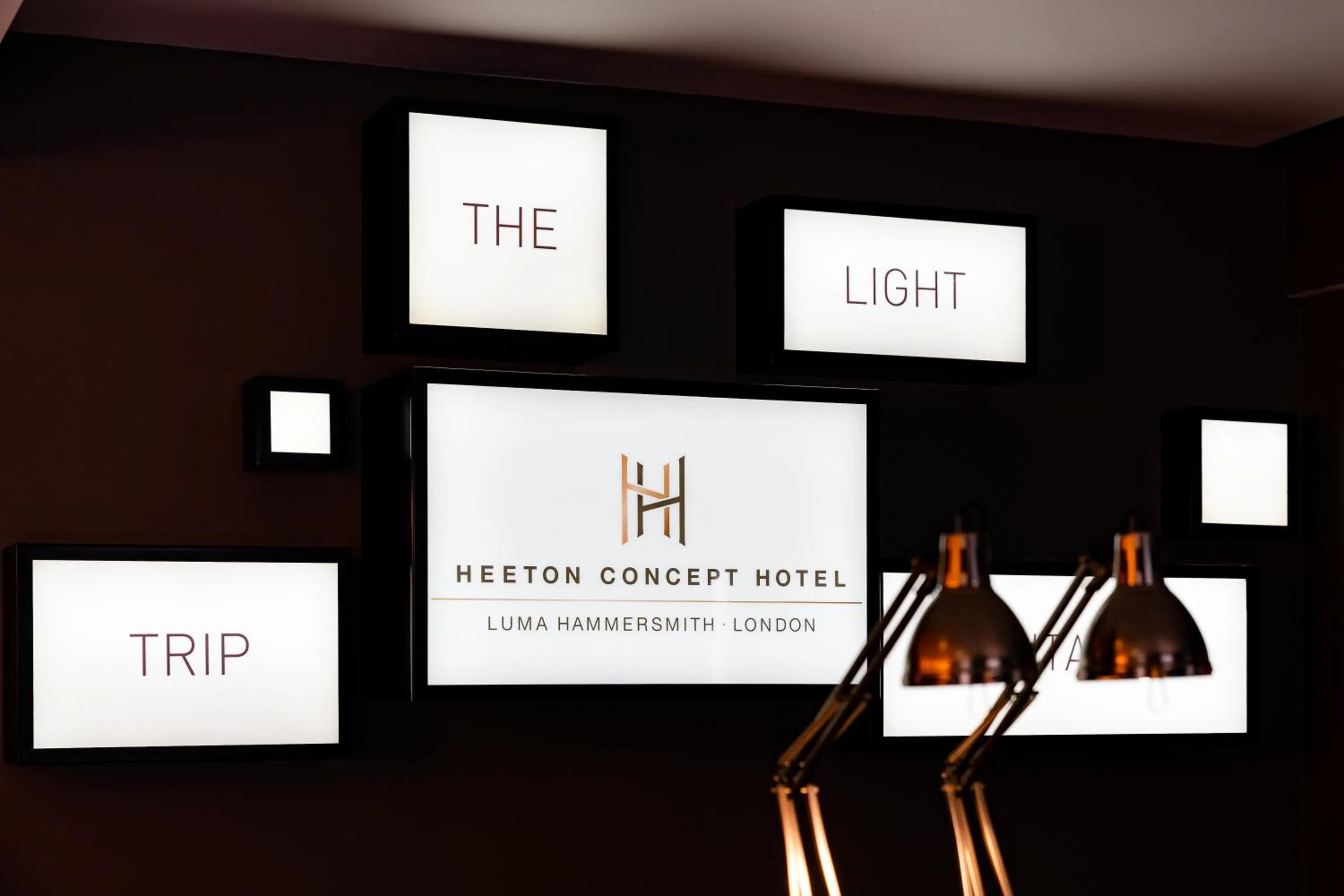 Property logo or sign in Heeton Concept Hotel – Luma Hammersmith