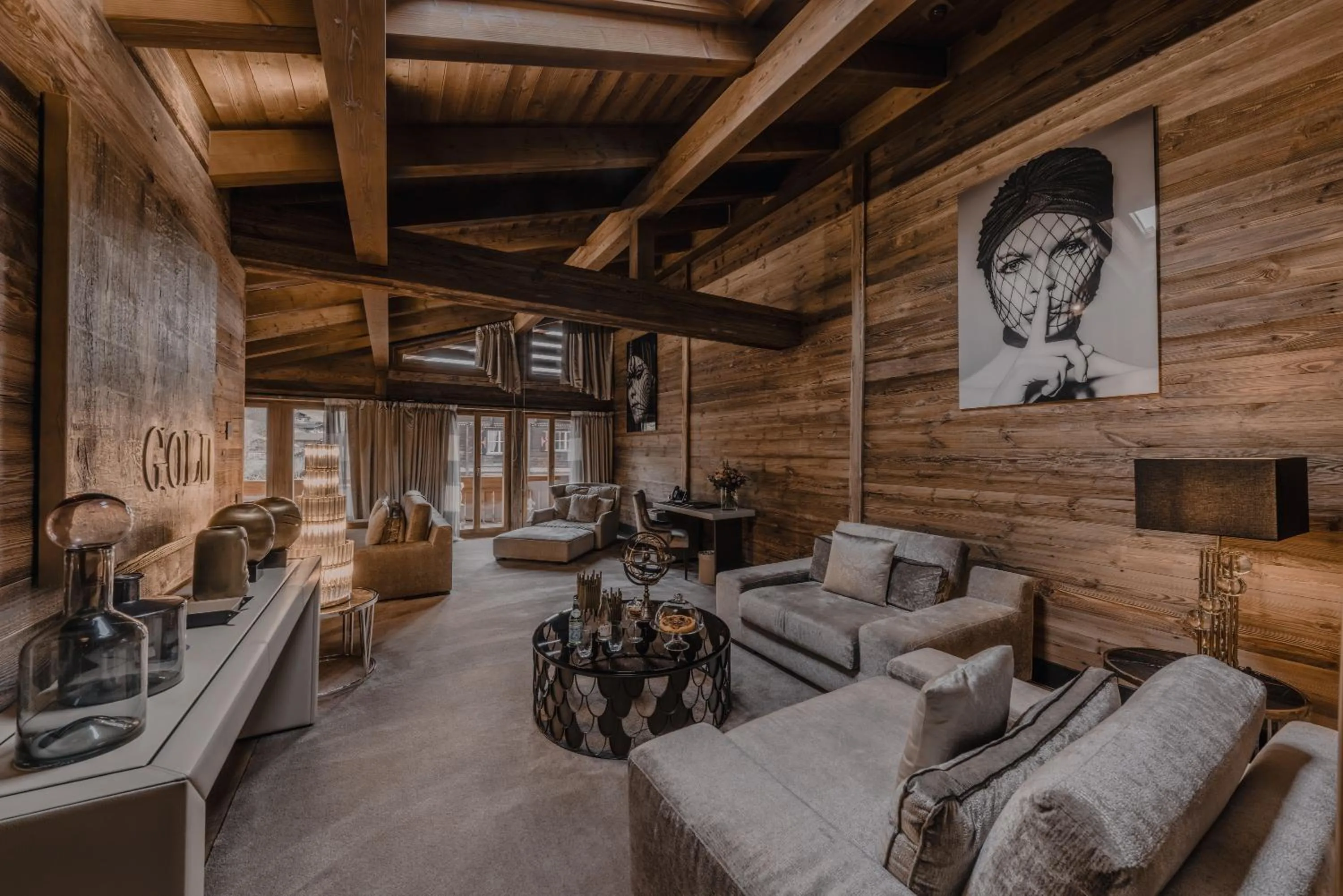 Living room in Ultima Hotel Gstaad