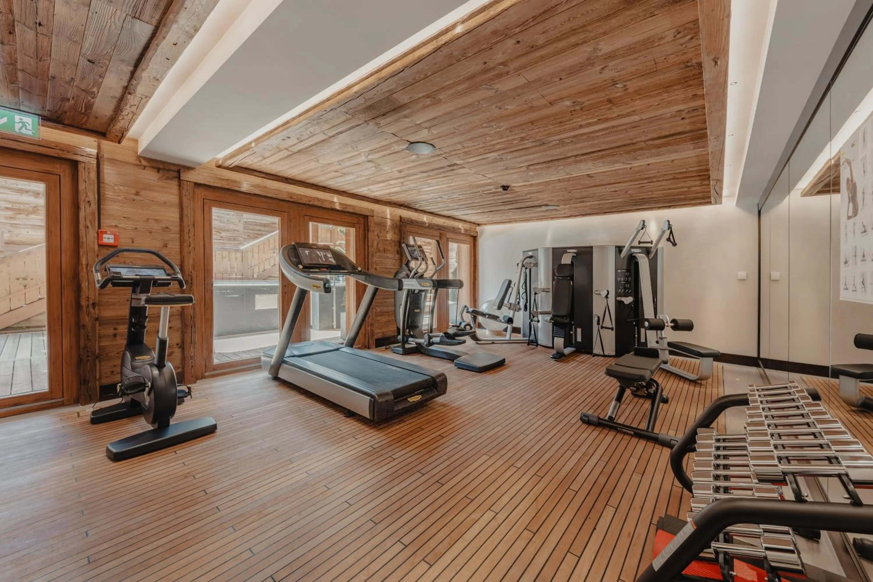 Fitness centre/facilities in Ultima Hotel Gstaad
