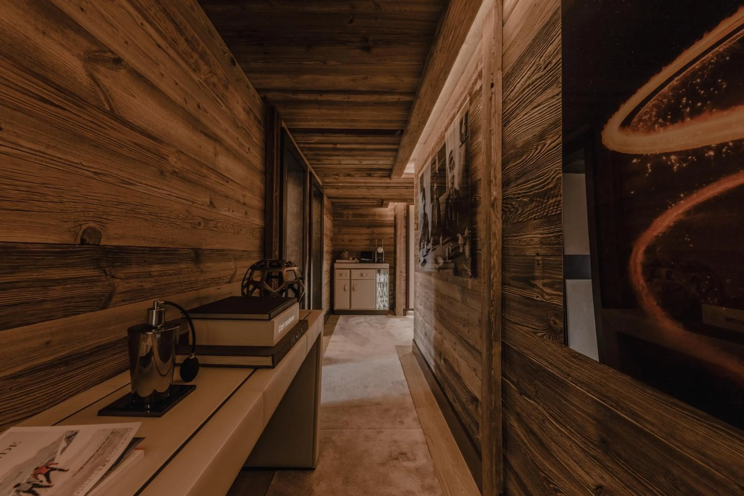 Decorative detail in Ultima Hotel Gstaad