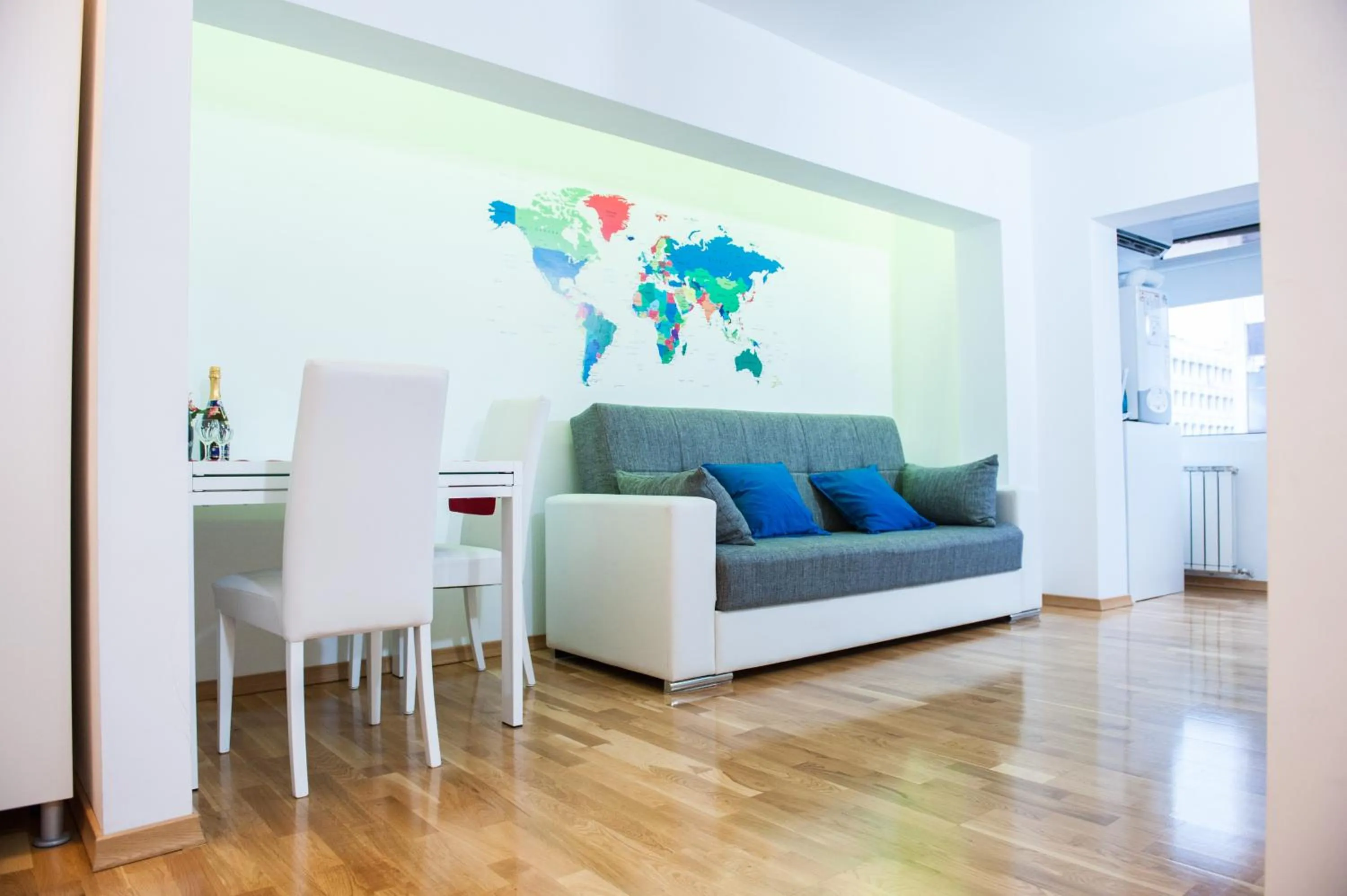 Living room in White Dream Suites